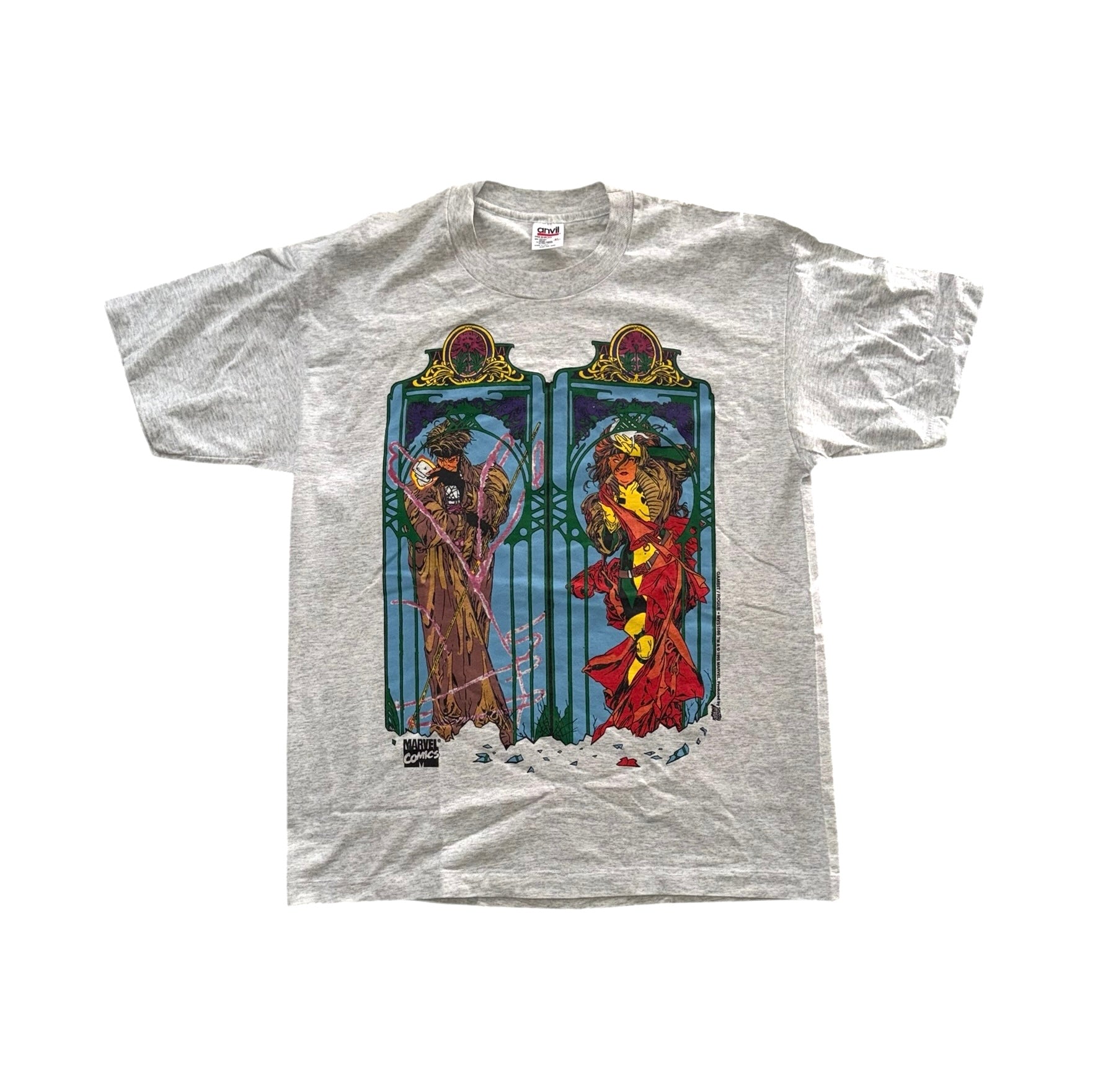 Vintage 90's Gambit Rogue Marvel T-Shirt