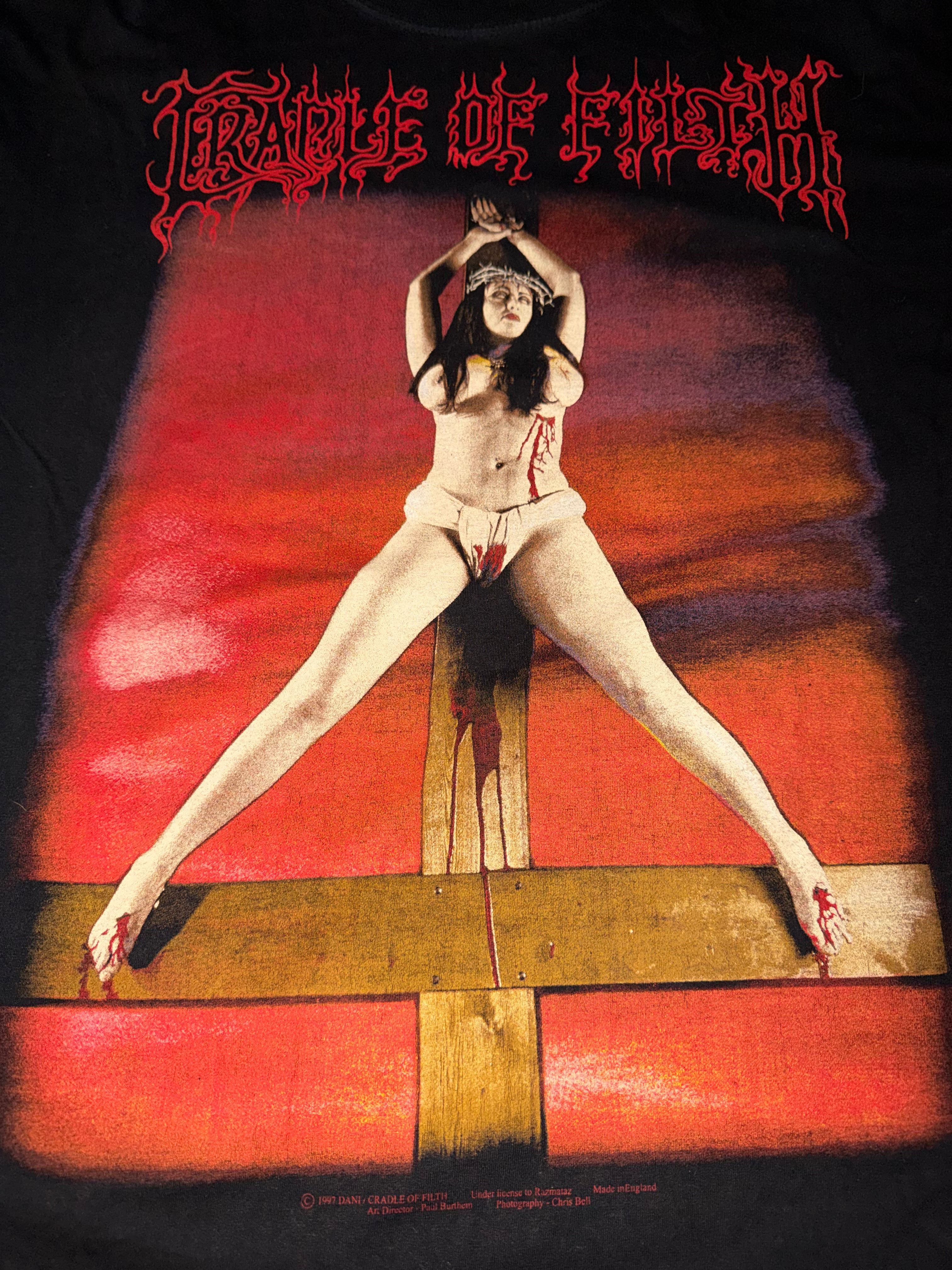 Vintage 90's Cradle of Filth T-Shirt