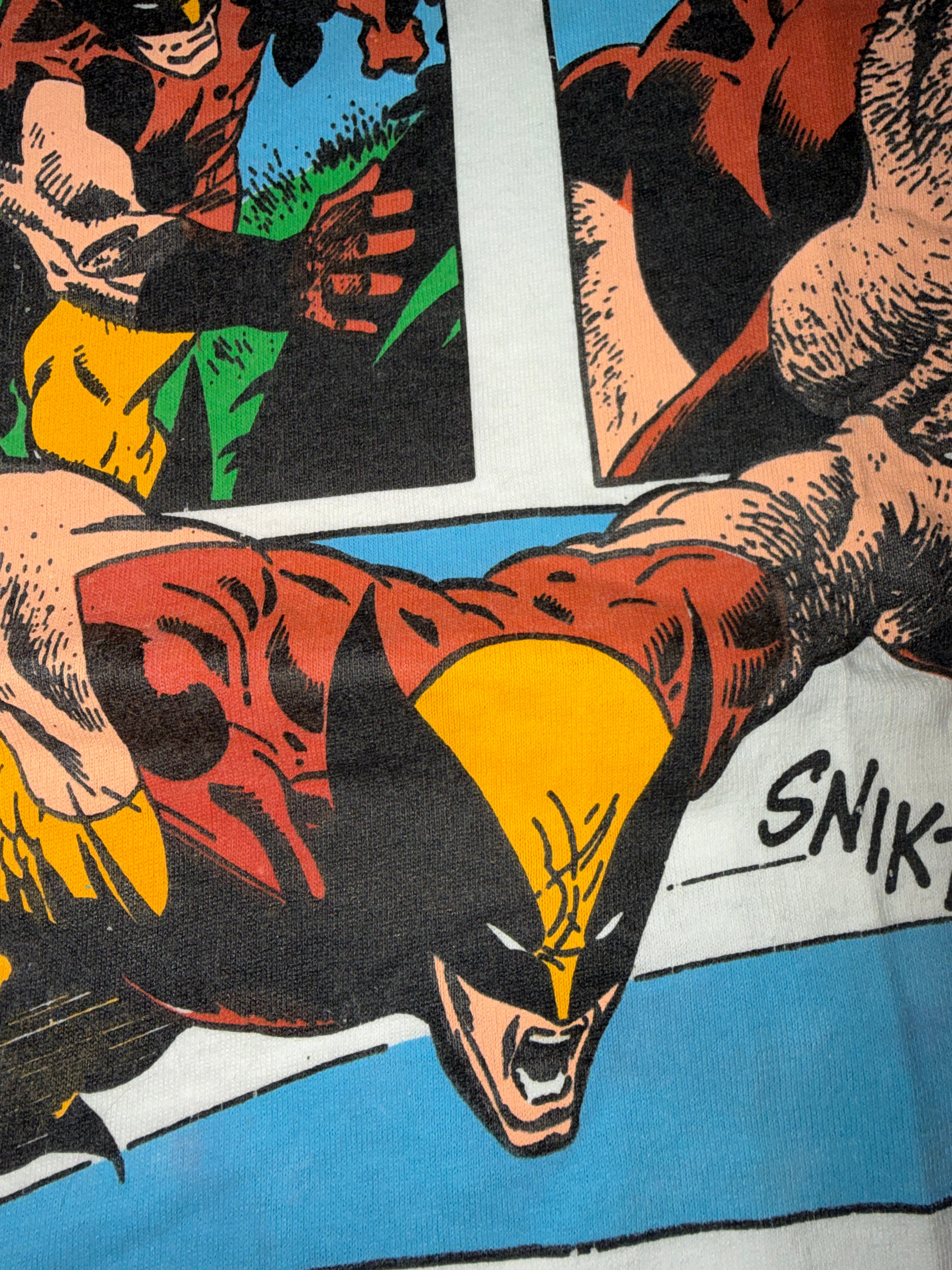 Vintage 80's Wolverine Marvel T-Shirt