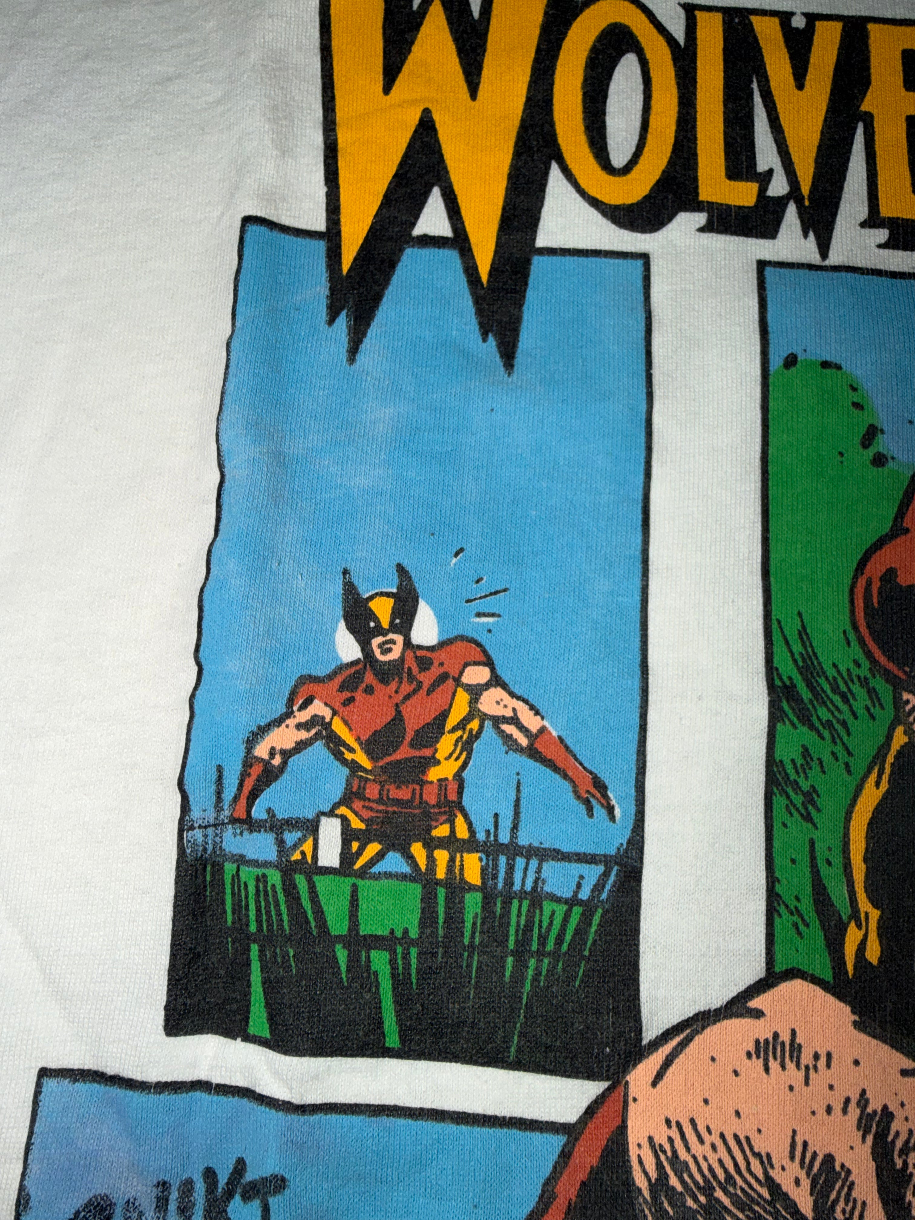 Vintage 80's Wolverine Marvel T-Shirt