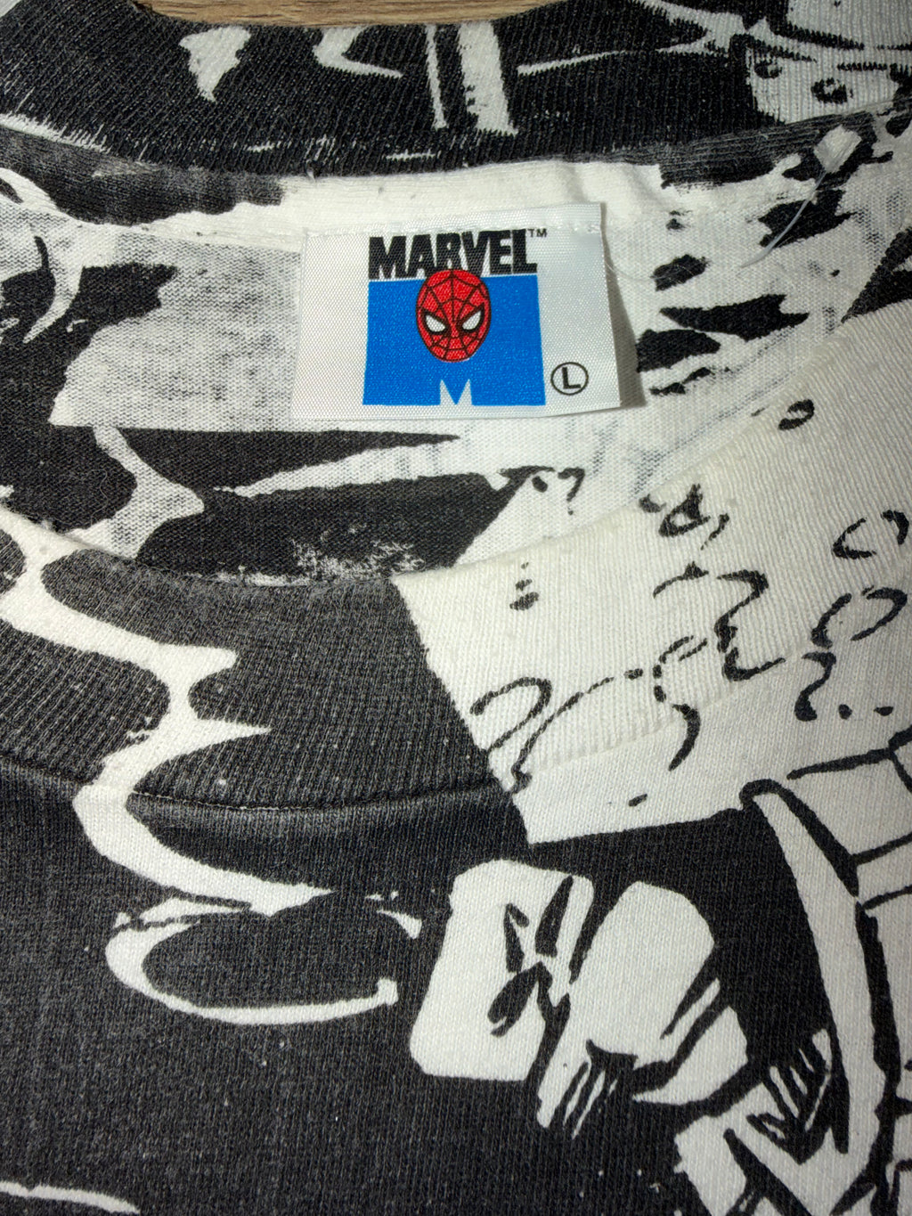 Vintage 90's Wolverine Psylocke Marvel T-Shirt