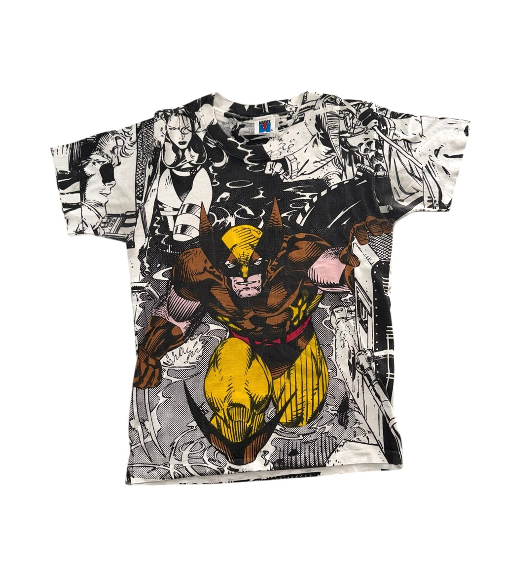 Vintage 90's Wolverine Psylocke Marvel T-Shirt