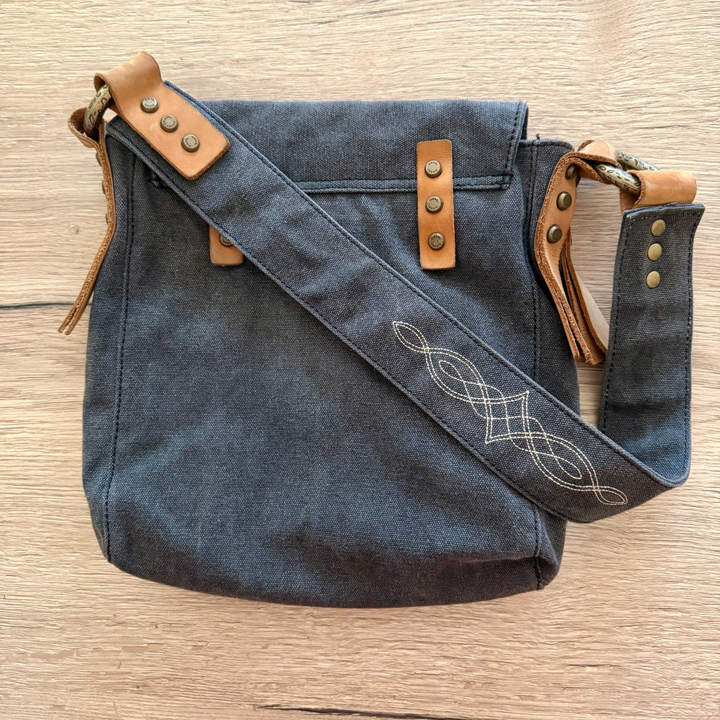 Diesel Vintage Spare Parts Denim Crossbody Bag