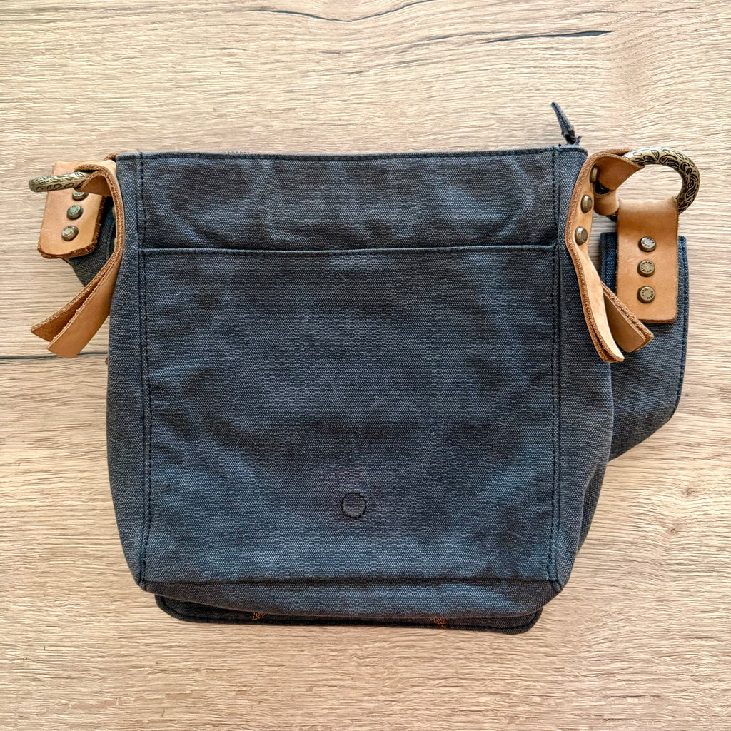 Diesel Vintage Spare Parts Denim Crossbody Bag