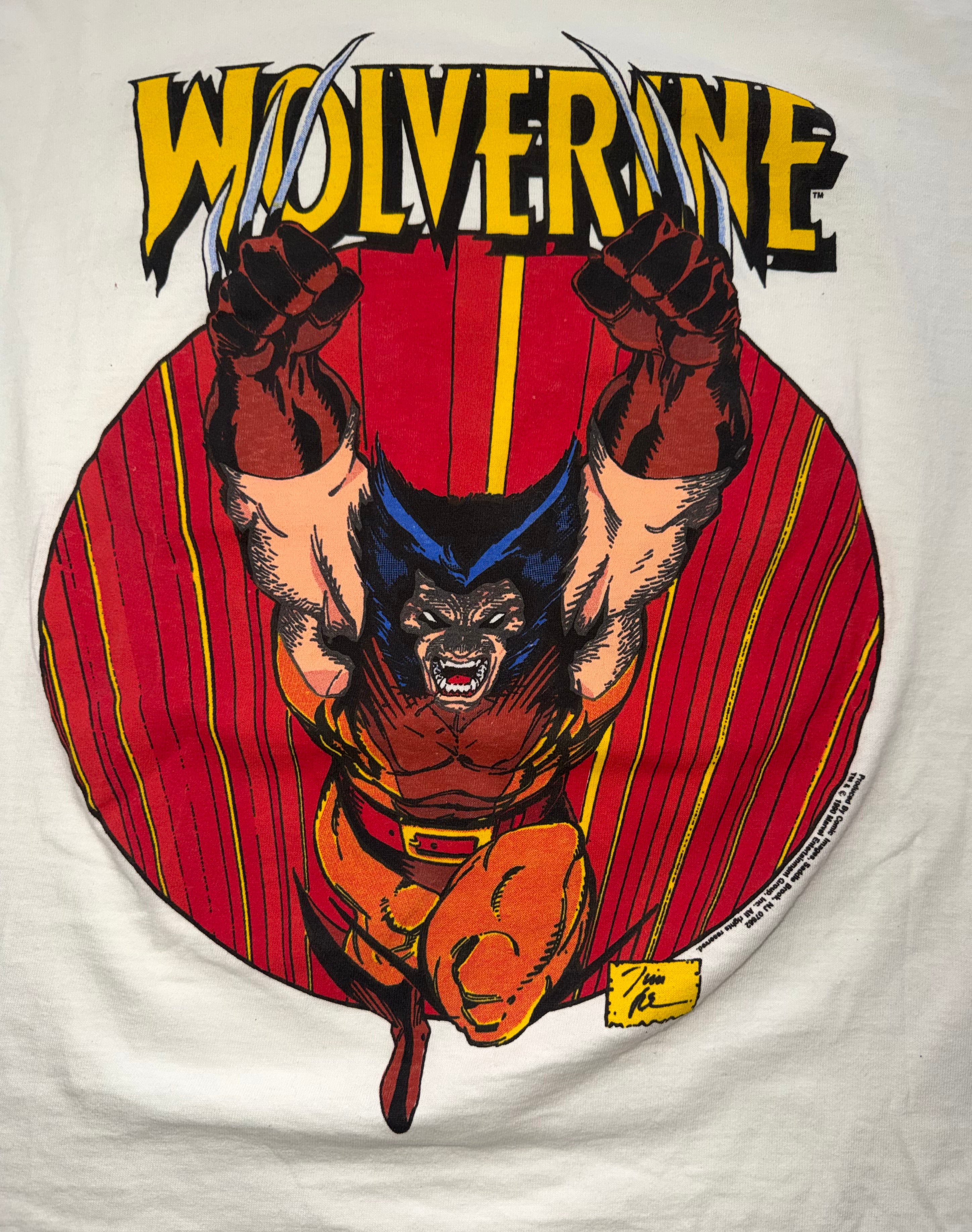 Vintage 90's Wolverine Marvel T-Shirt