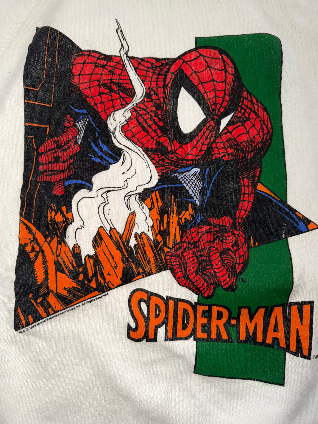 Vintage 80's Spiderman Marvel Sweatshirt