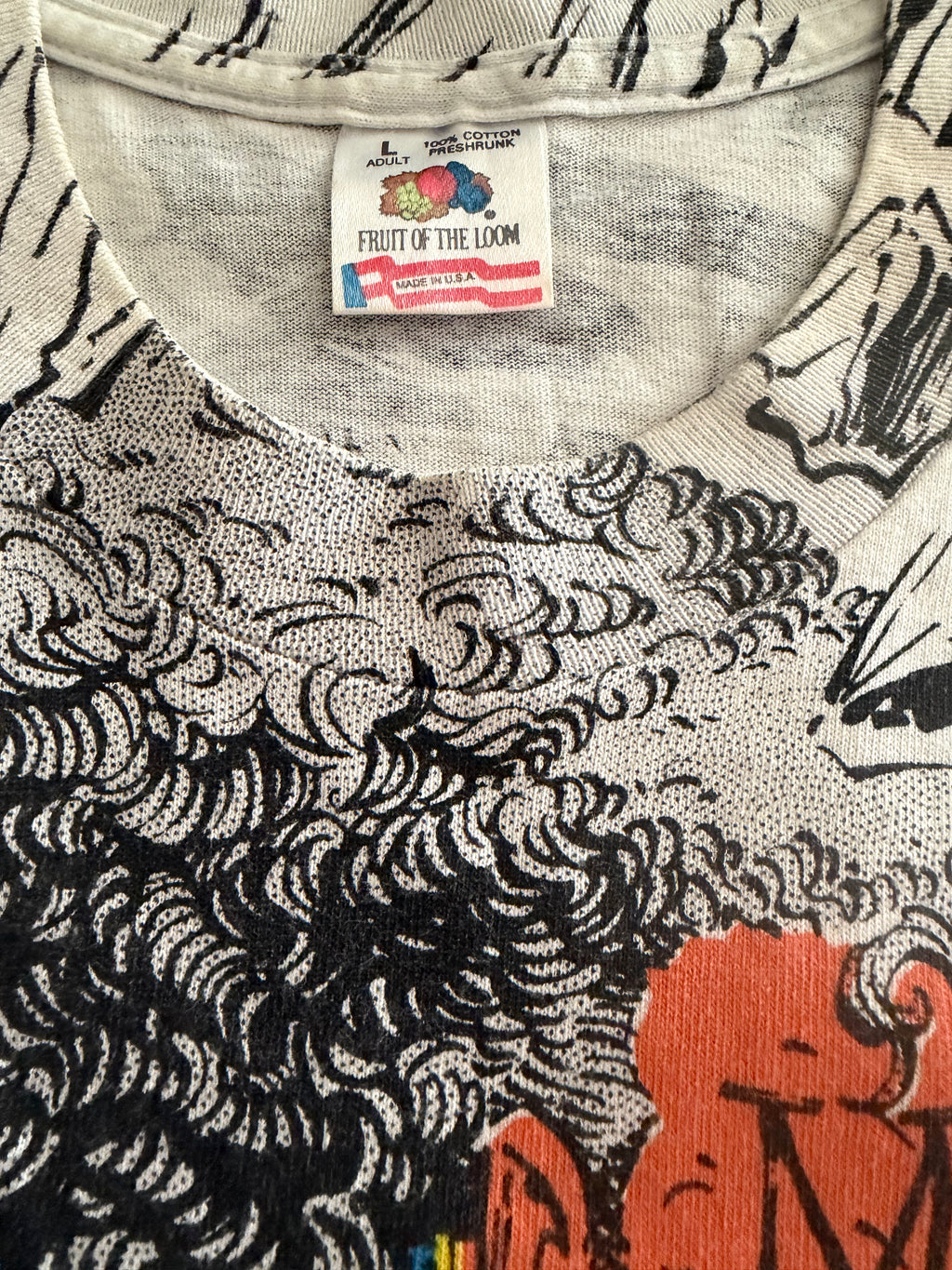 Vintage 90's X-Men Wraparound Mega Print T-Shirt