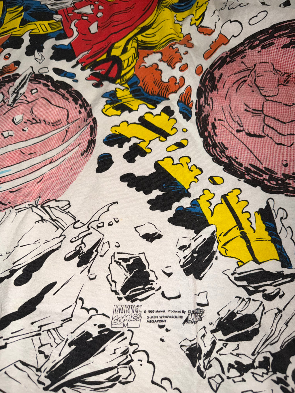 Vintage 90's X-Men Wraparound Mega Print T-Shirt
