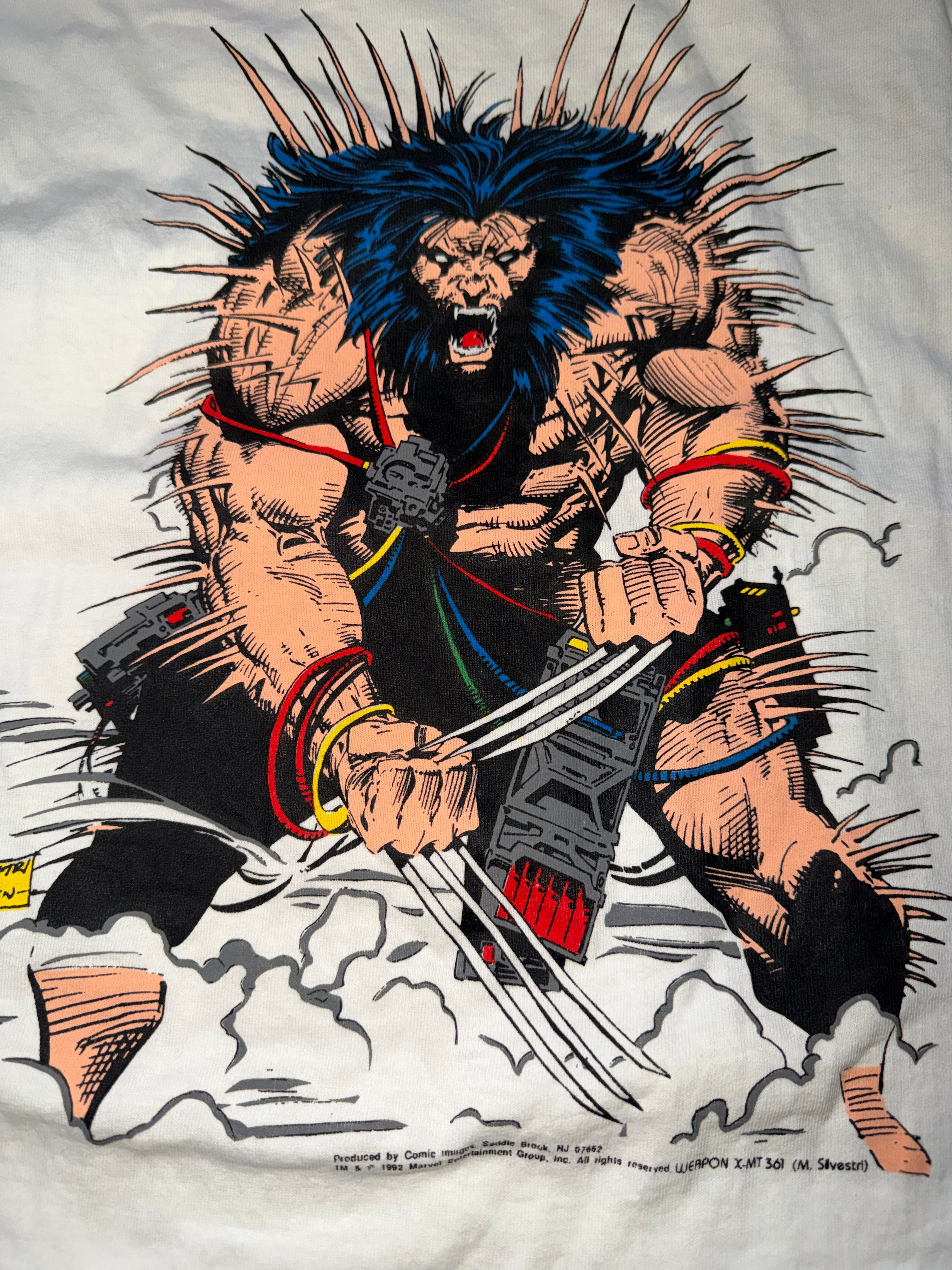 Vintage 90's Weapon X Marvel Mullet Longsleeve
