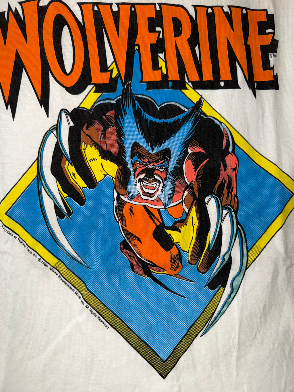 Vintage 80's Wolverine Marvel T-Shirt
