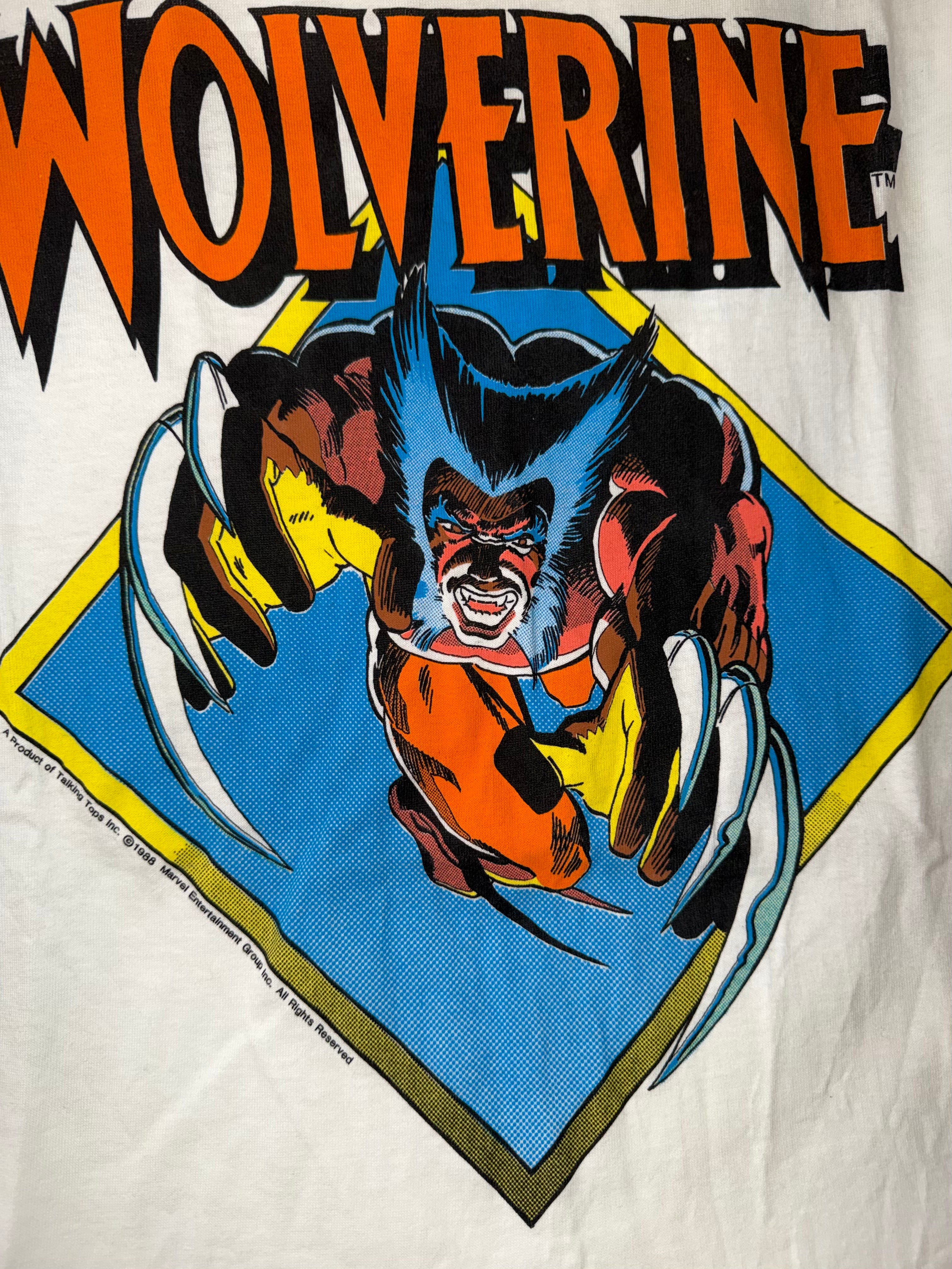 Vintage 80's Wolverine Marvel T-Shirt