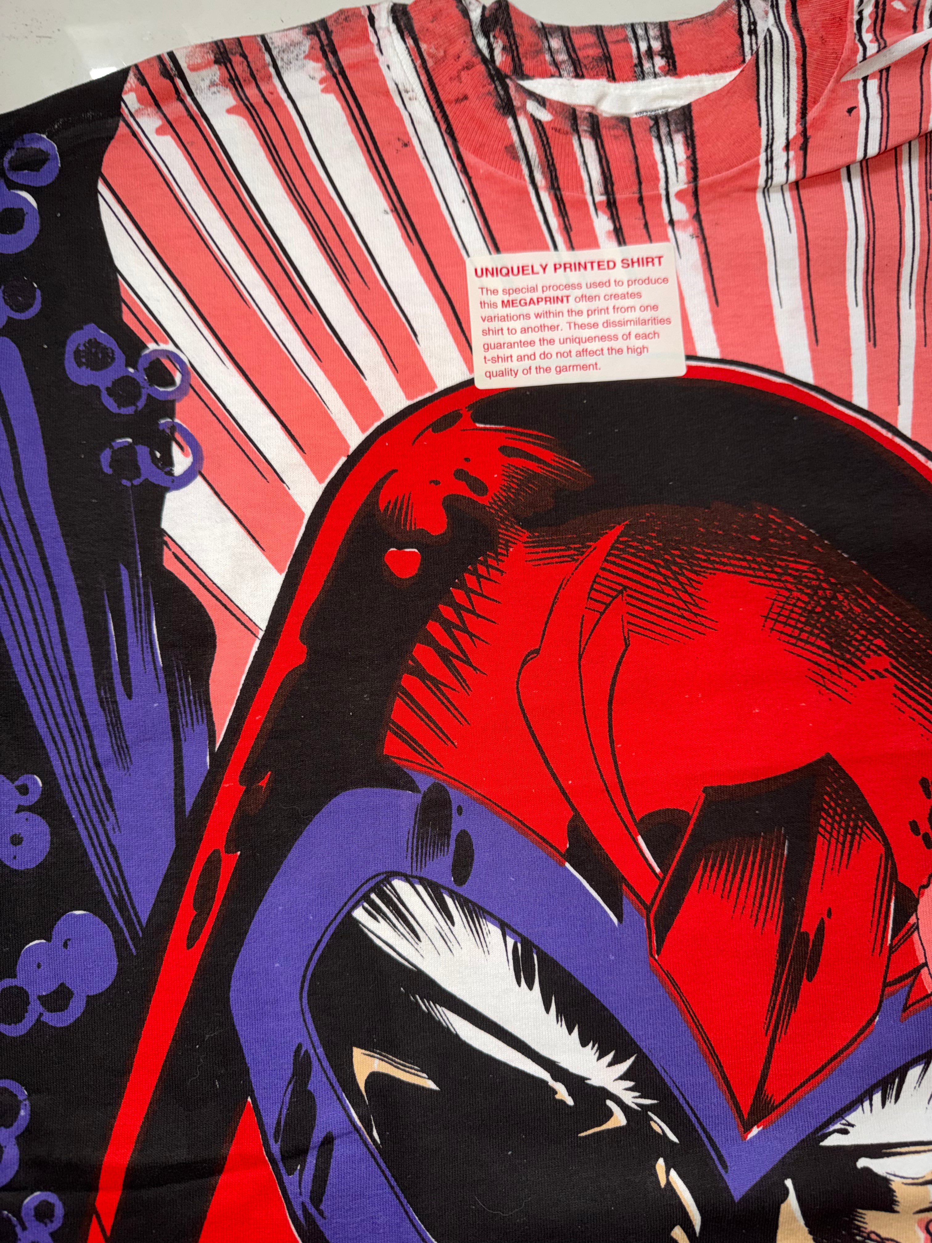 Vintage 90's Magneto Mega Print T-Shirt