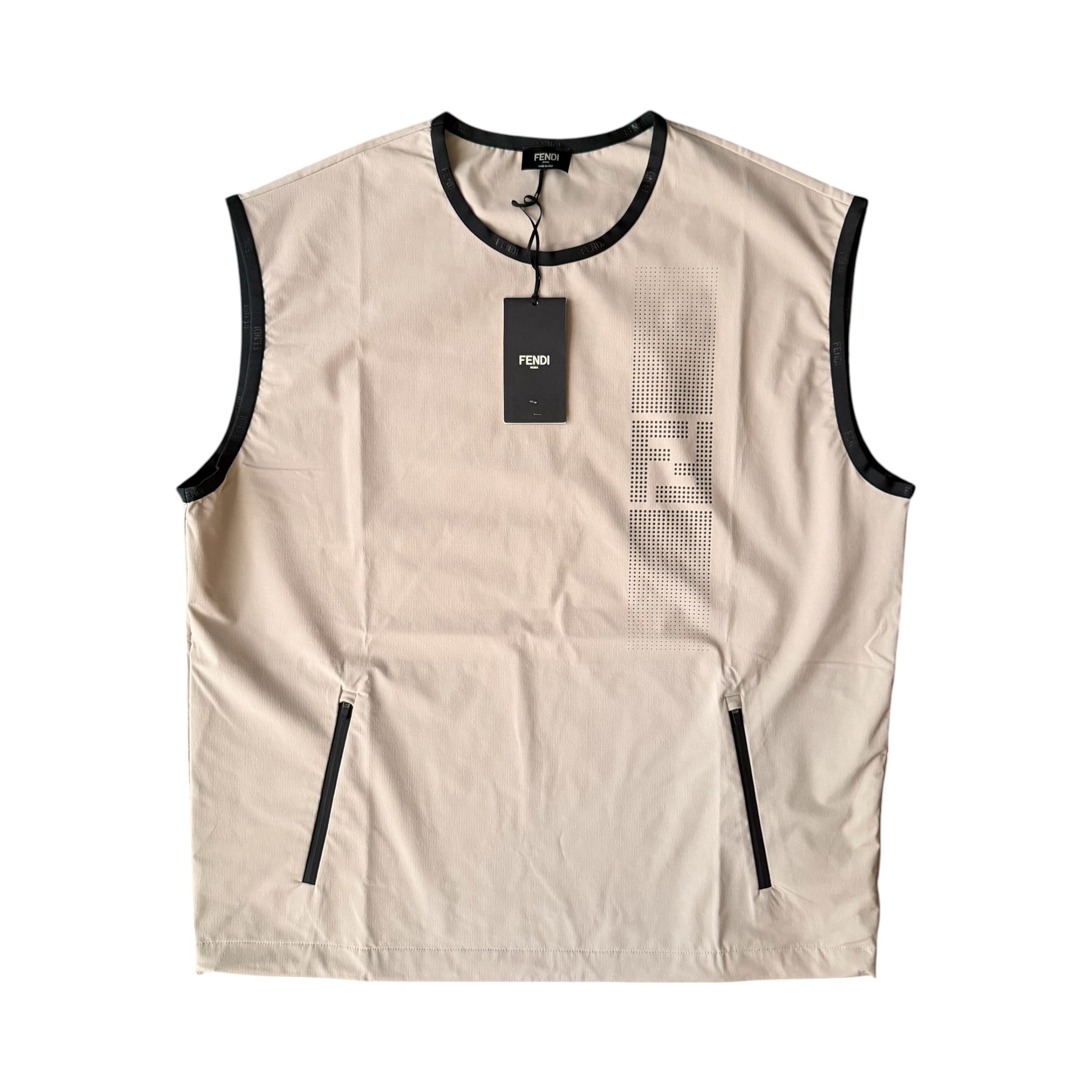 Fendi 2022 Men's Gradient FF Logo Tank Top