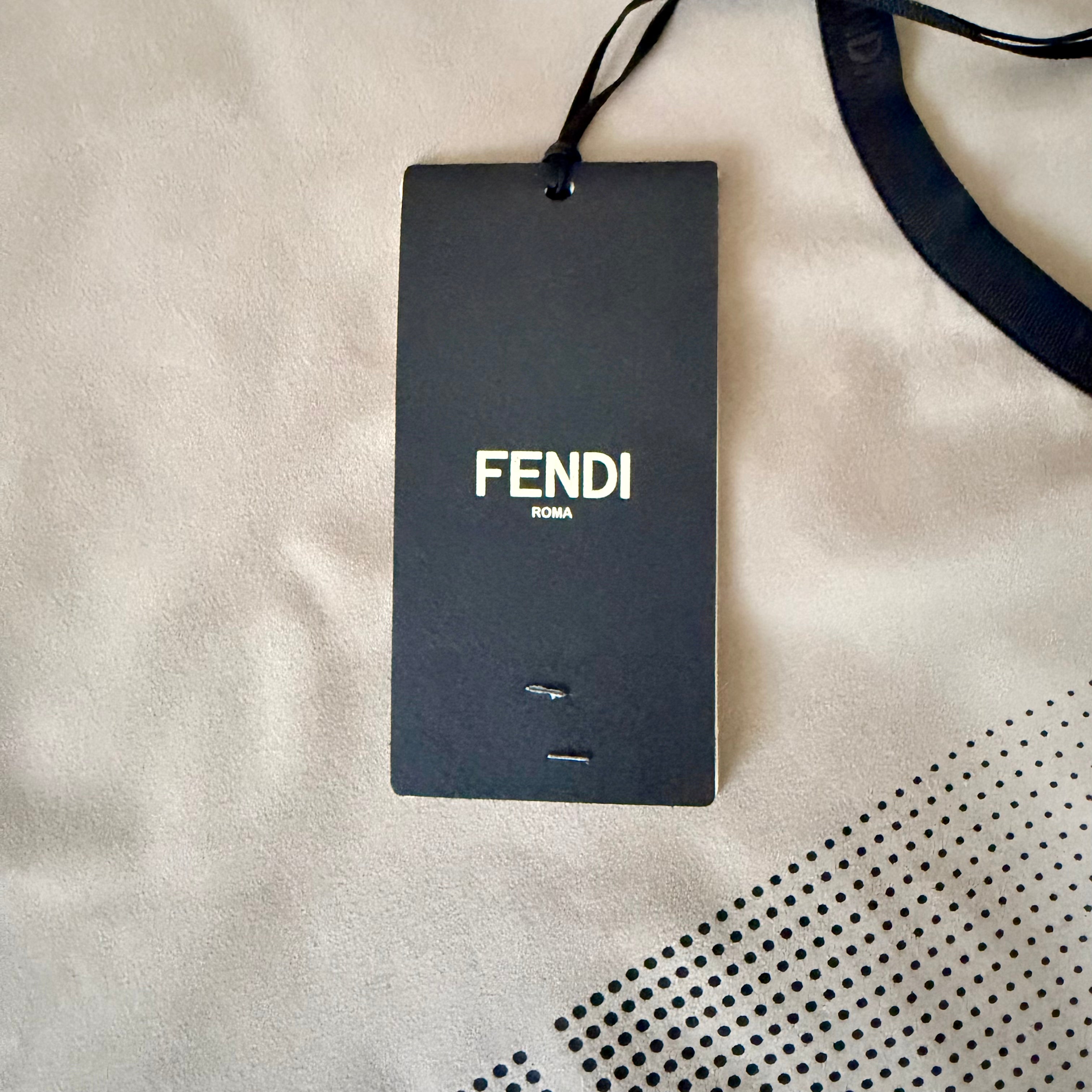 Fendi 2022 Men's Gradient FF Logo Tank Top