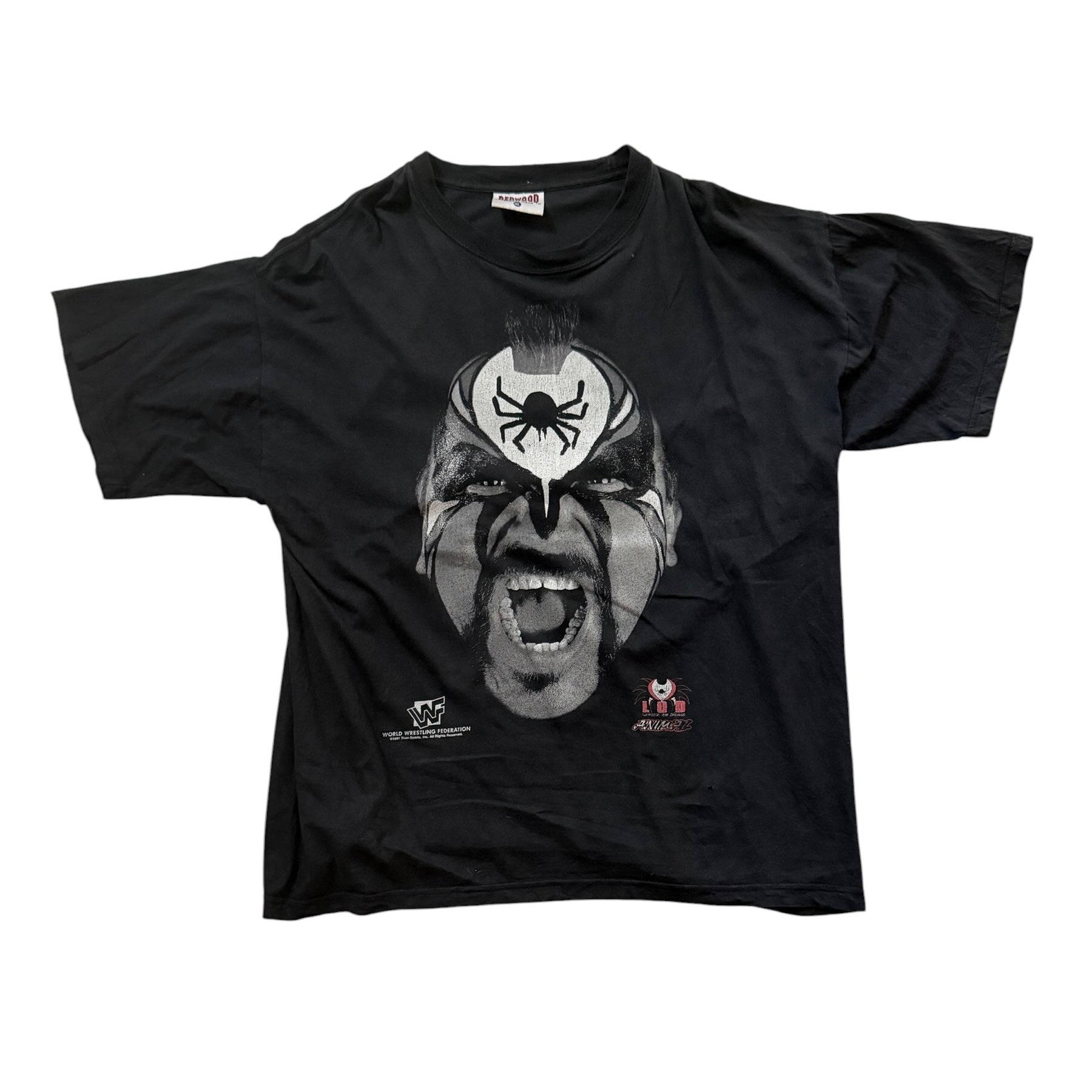 Vintage WWF Legion Of Doom The Road Warriors Hawk Animal 90s Wrestling T-Shirt