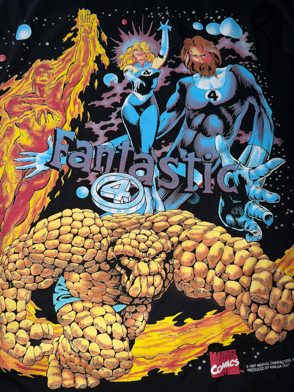 Vintage 90's Fantastic 4 Kailua Marvel T-Shirt