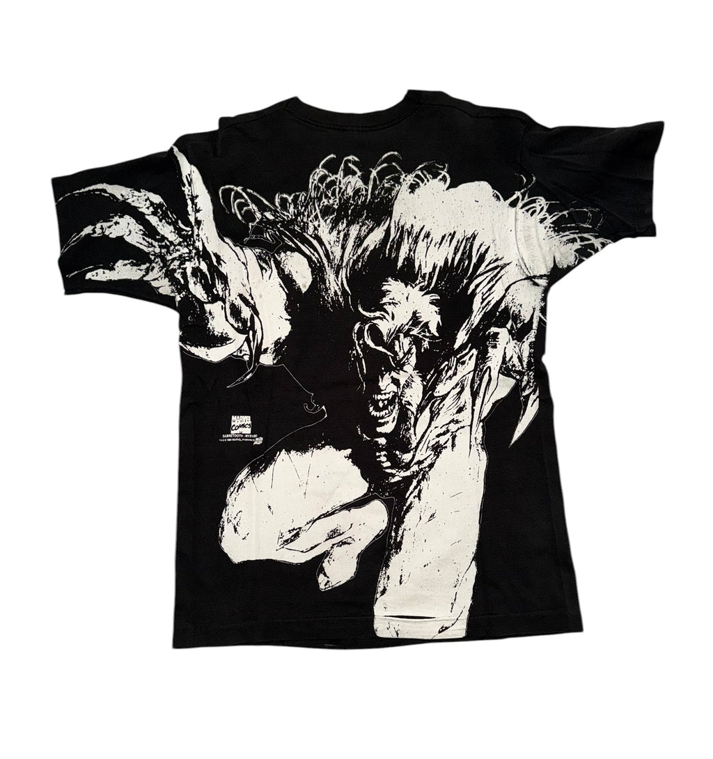 Vintage 90's Sabretooth Marvel T-Shirt