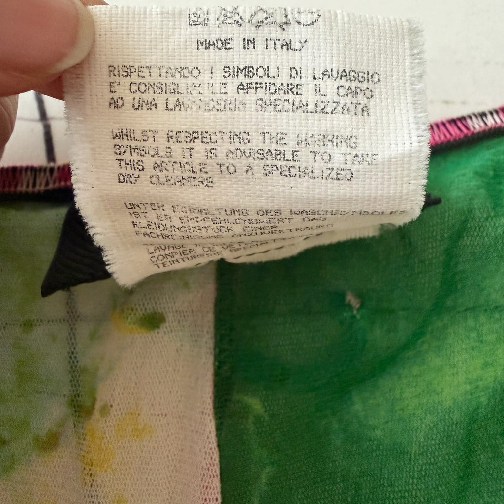 Jean Paul Gaultier Vintage 2000 'Bacteria' Print Mesh Pants