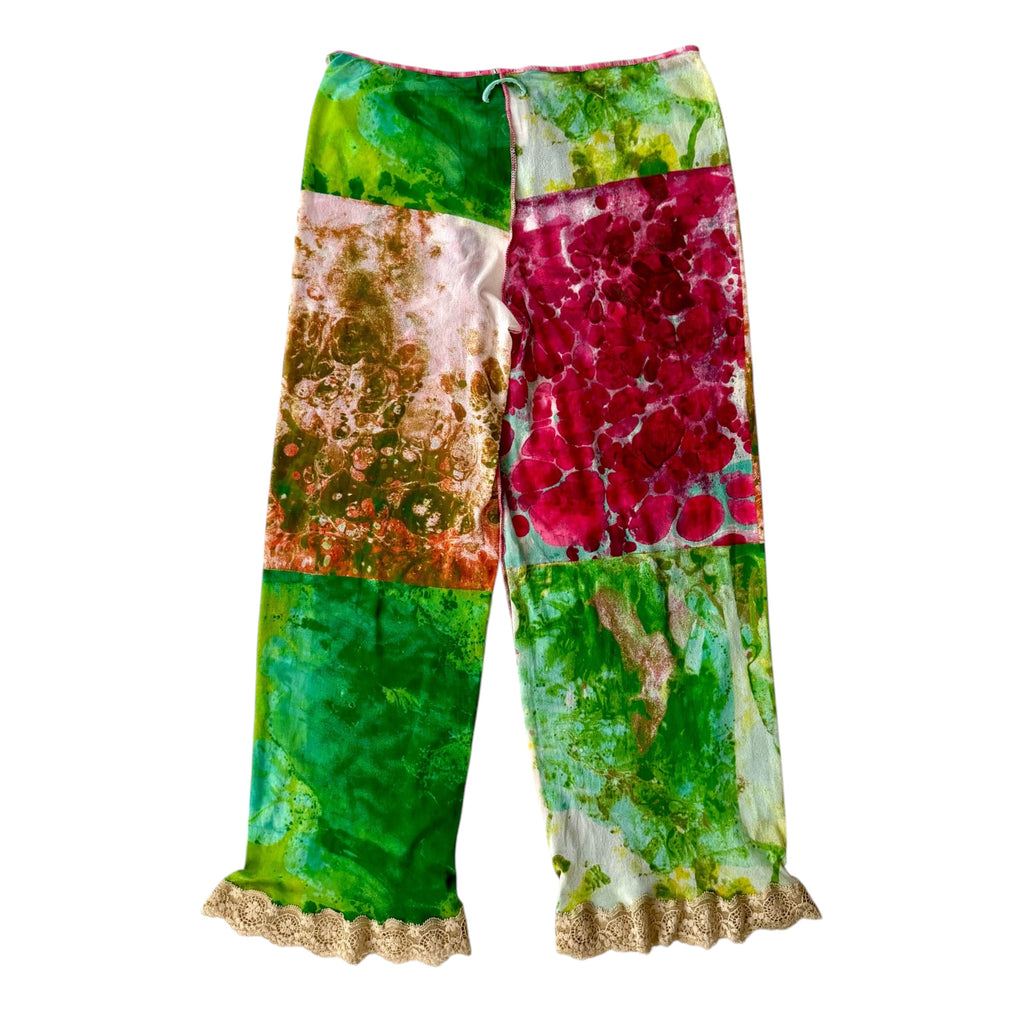 Jean Paul Gaultier Vintage 2000 'Bacteria' Print Mesh Pants
