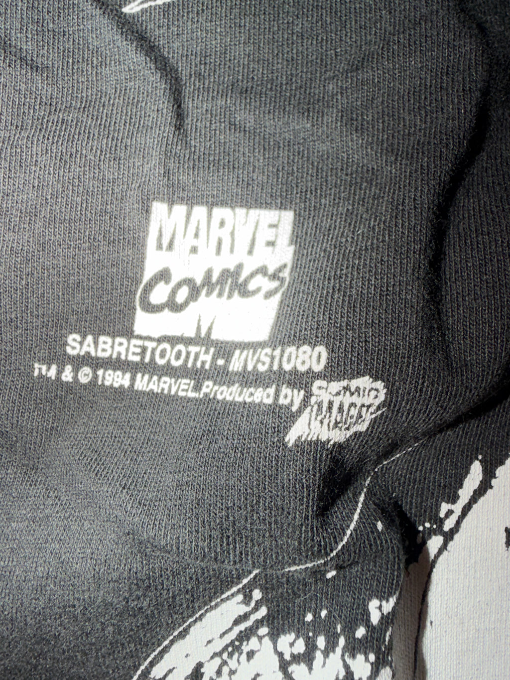 Vintage 90's Sabretooth Marvel T-Shirt