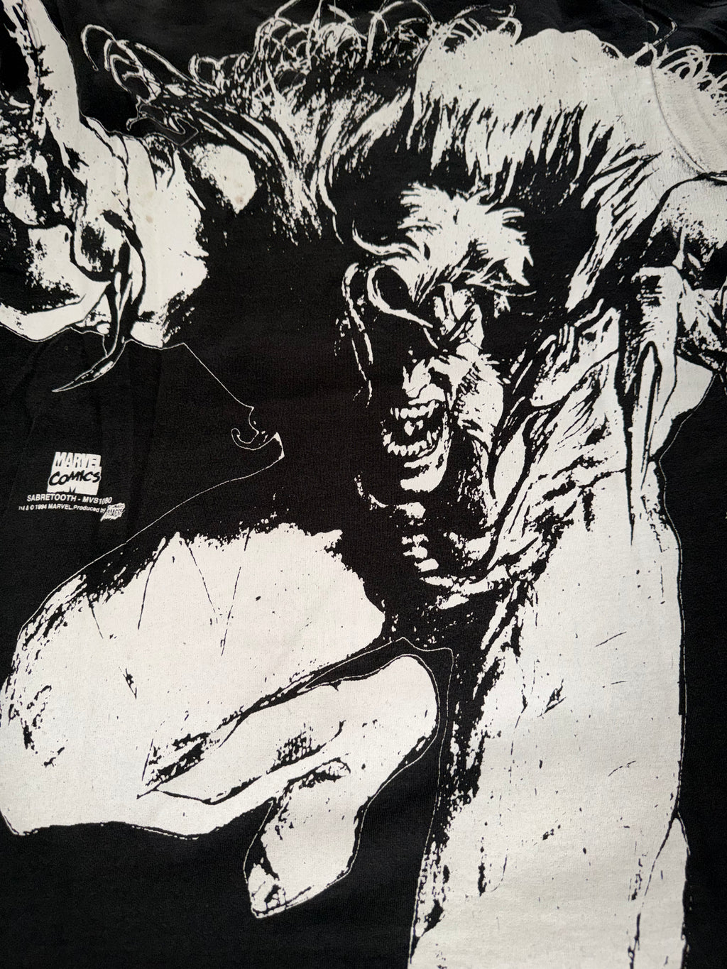 Vintage 90's Sabretooth Marvel T-Shirt