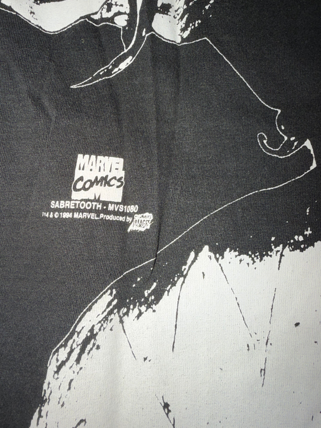 Vintage 90's Sabretooth Marvel T-Shirt