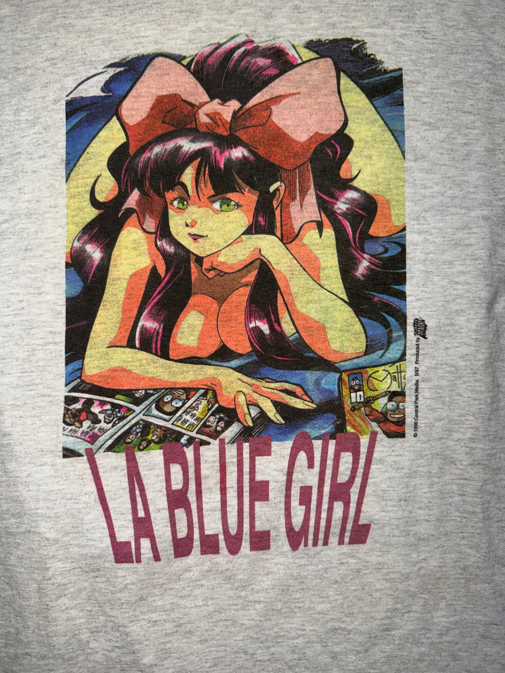 Vintage La Blue Girl T-Shirt 1996 XL