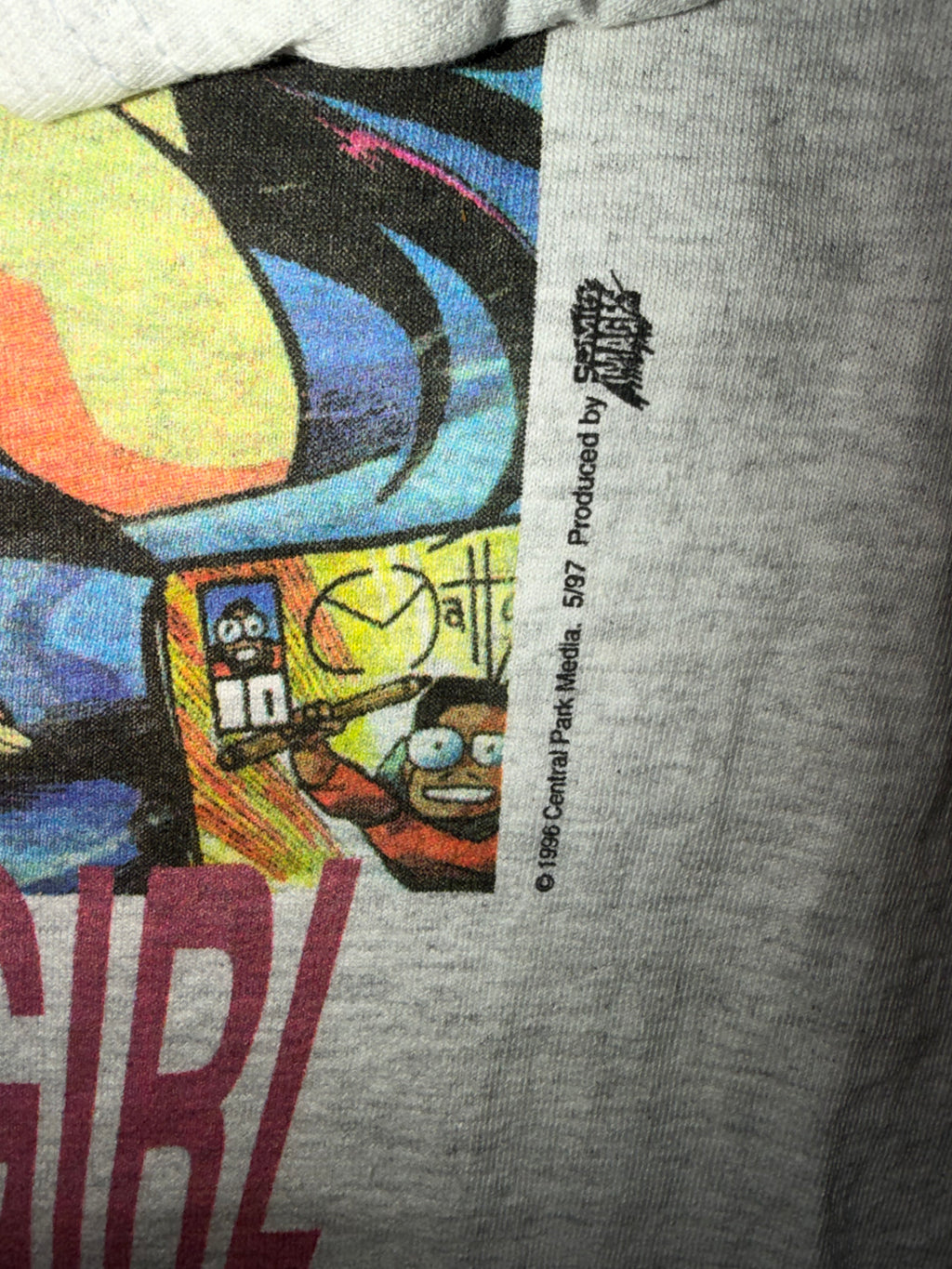Vintage La Blue Girl T-Shirt 1996 XL