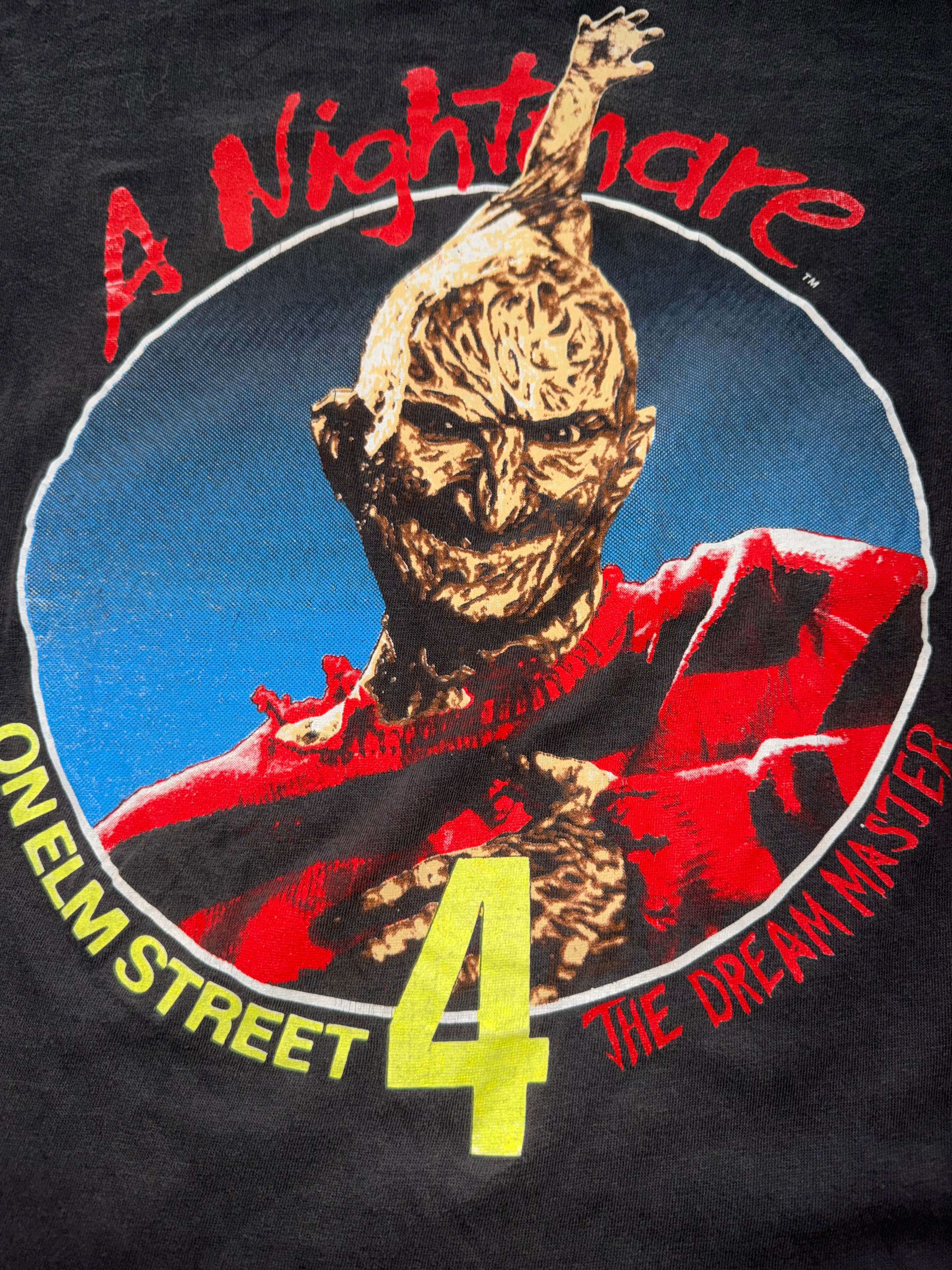 Vintage 90's Freddy Krueger a nightmare on elm street 4 T-Shirt