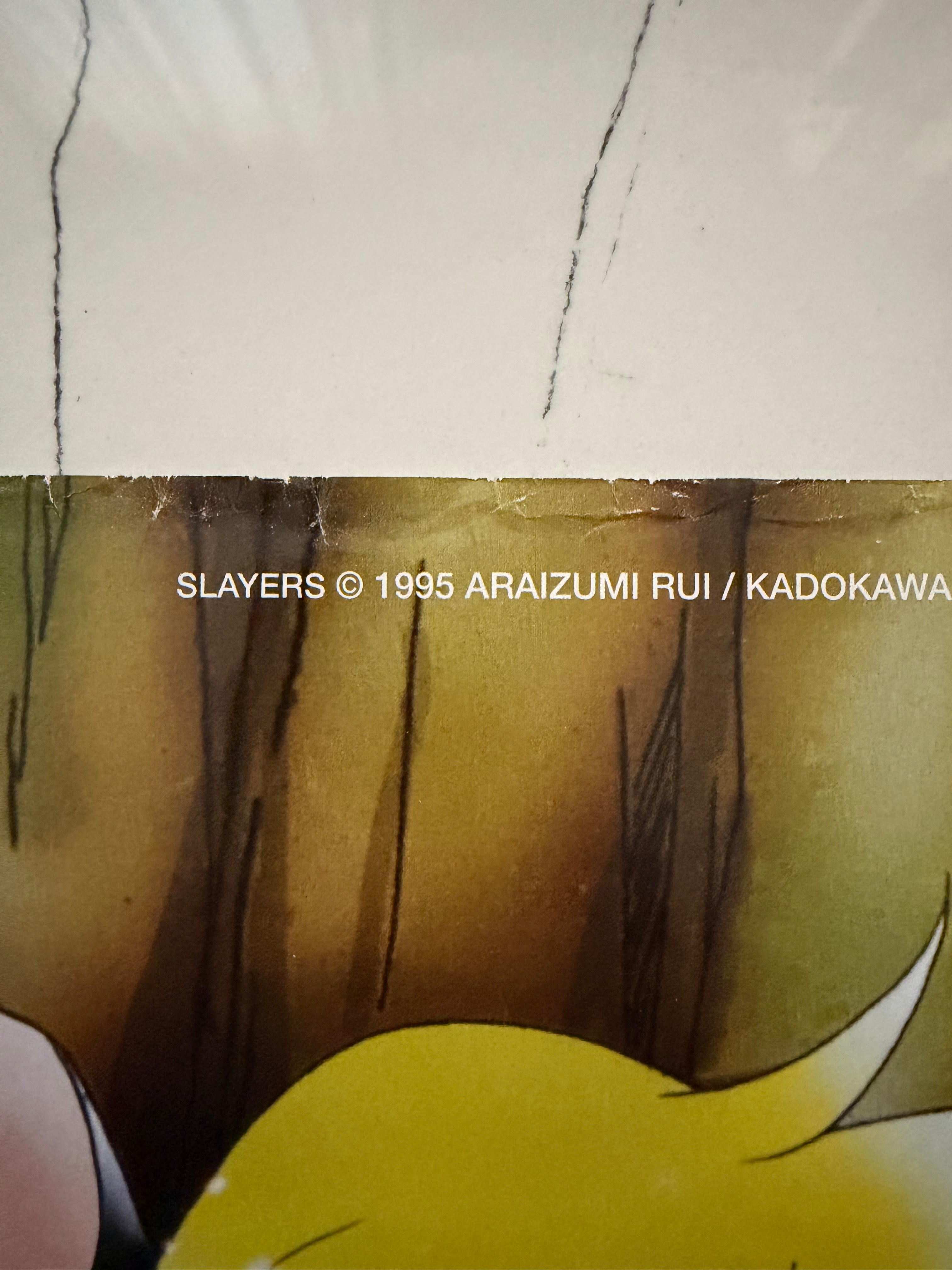 Vintage 1995 Slayers Poster