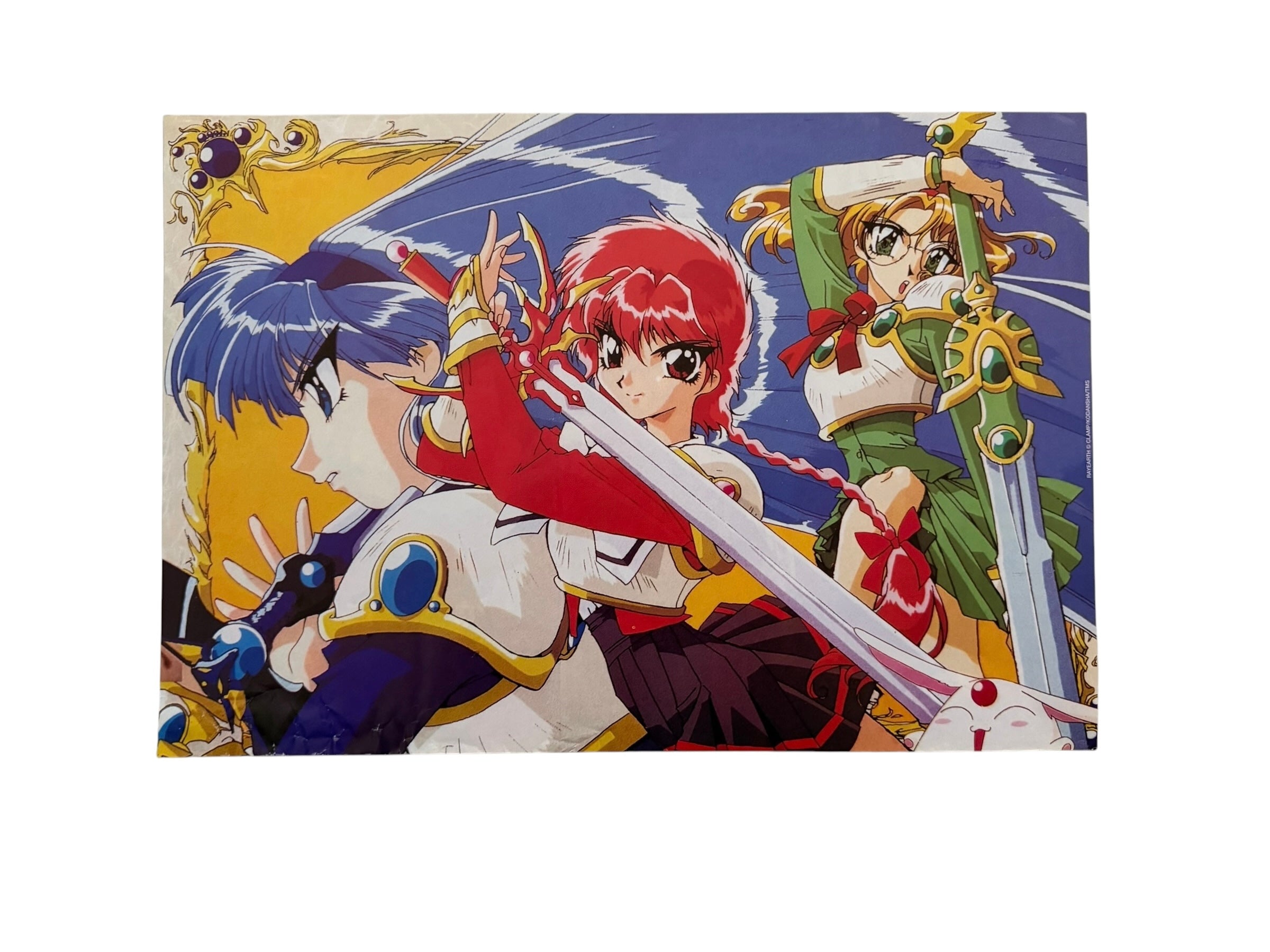 Vintage 90's Magic Knight Rayearth Poster