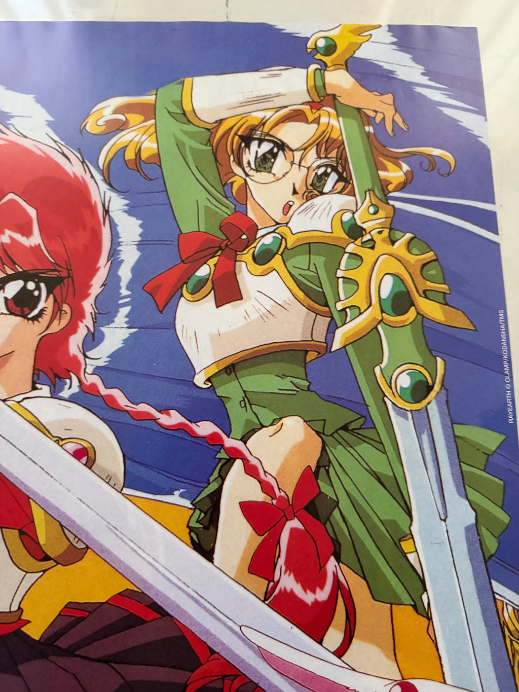 Vintage 90's Magic Knight Rayearth Poster