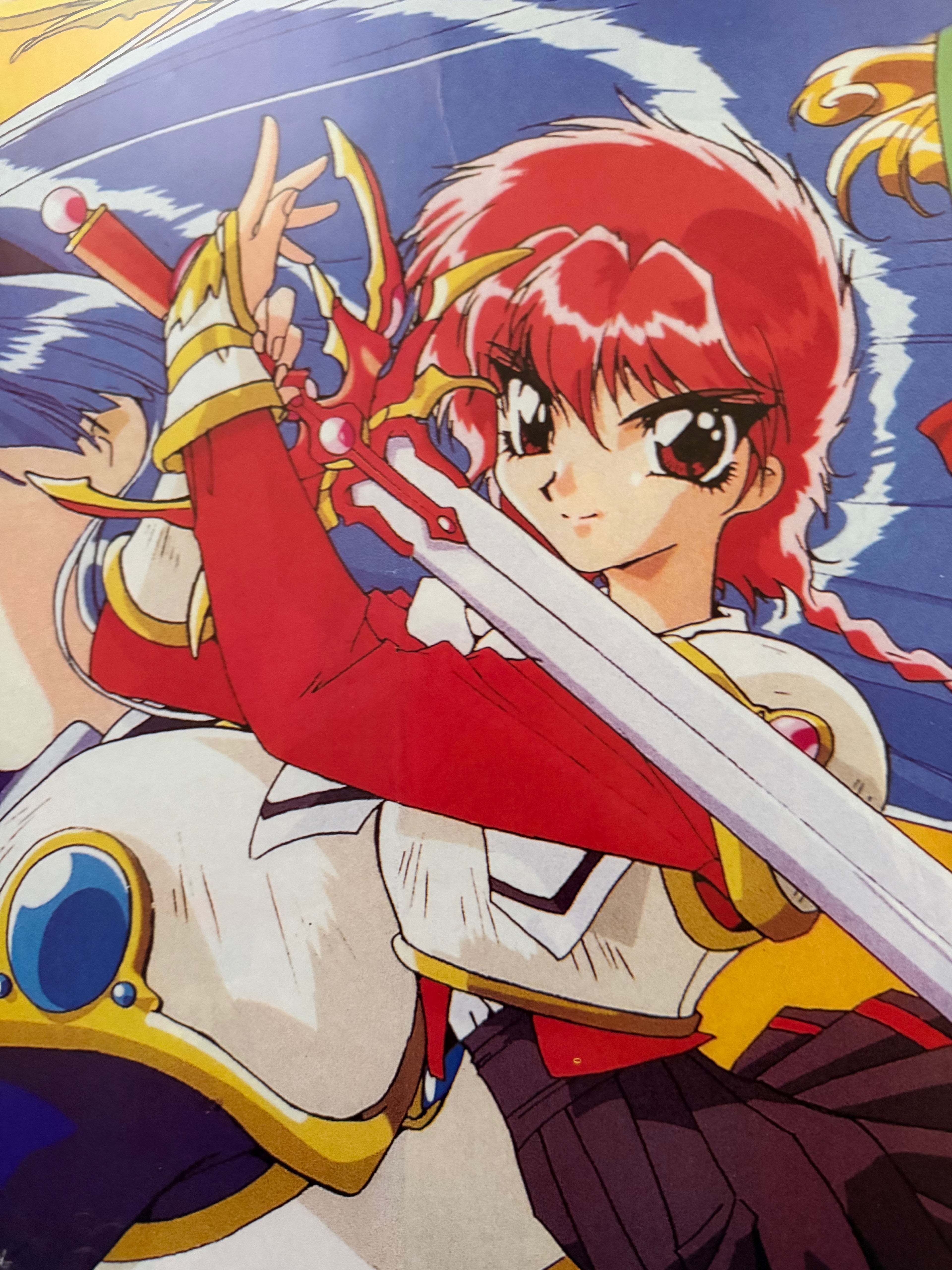 Vintage 90's Magic Knight Rayearth Poster
