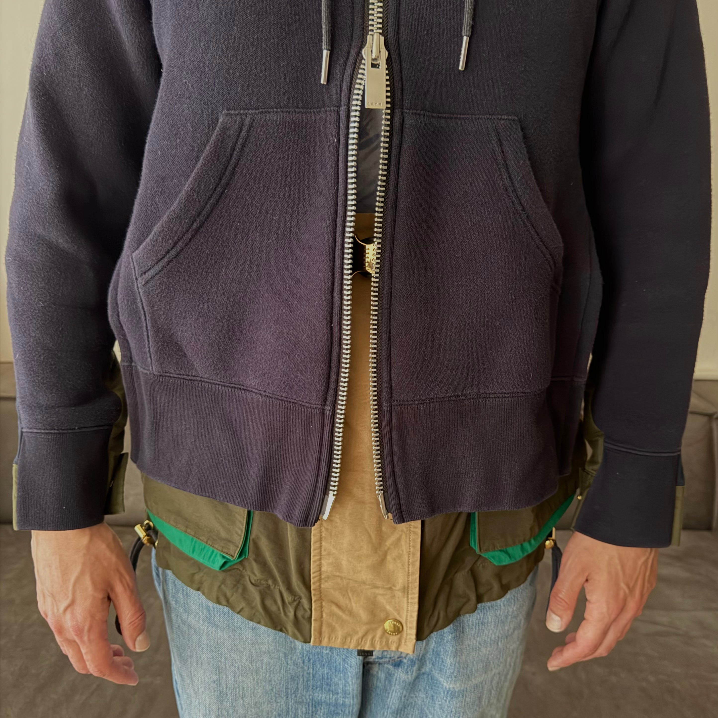 SACAI SPONGE HOODIE