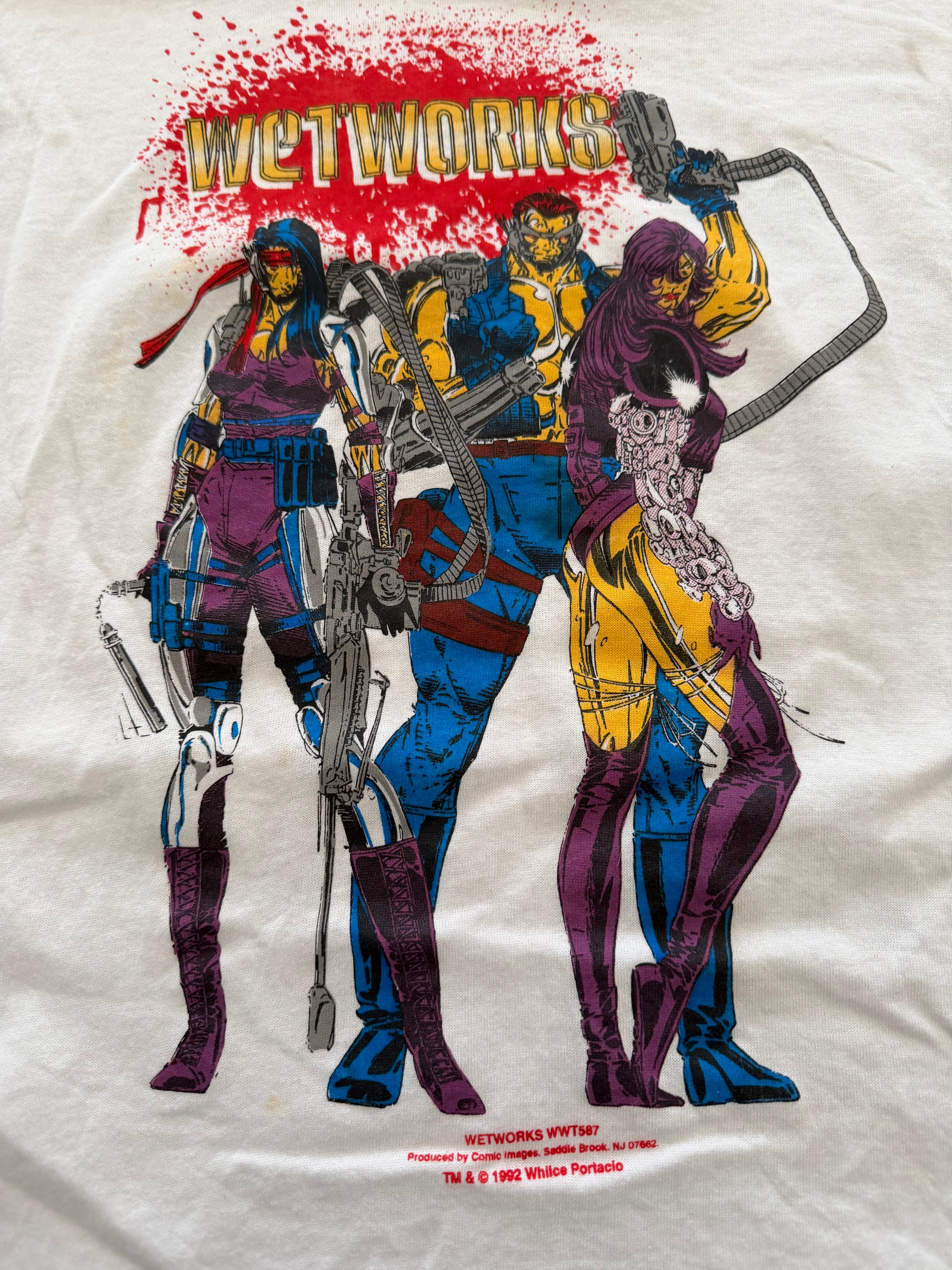 Vintage 90's Wetworks Comic Images T-Shirt