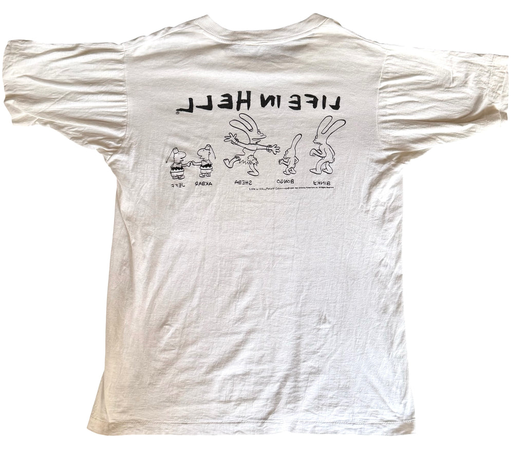 Vintage 80's Life in Hell Matt Groening Comic T-Shirt
