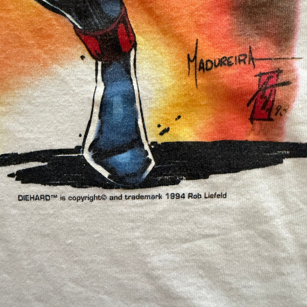 Vintage 1994 Die Hard Extreme Youngblood Comic T-Shirt