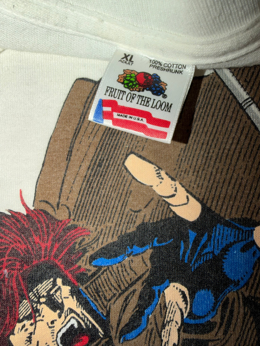 Vintage 90's Gambit Marvel Comic Images T-Shirt