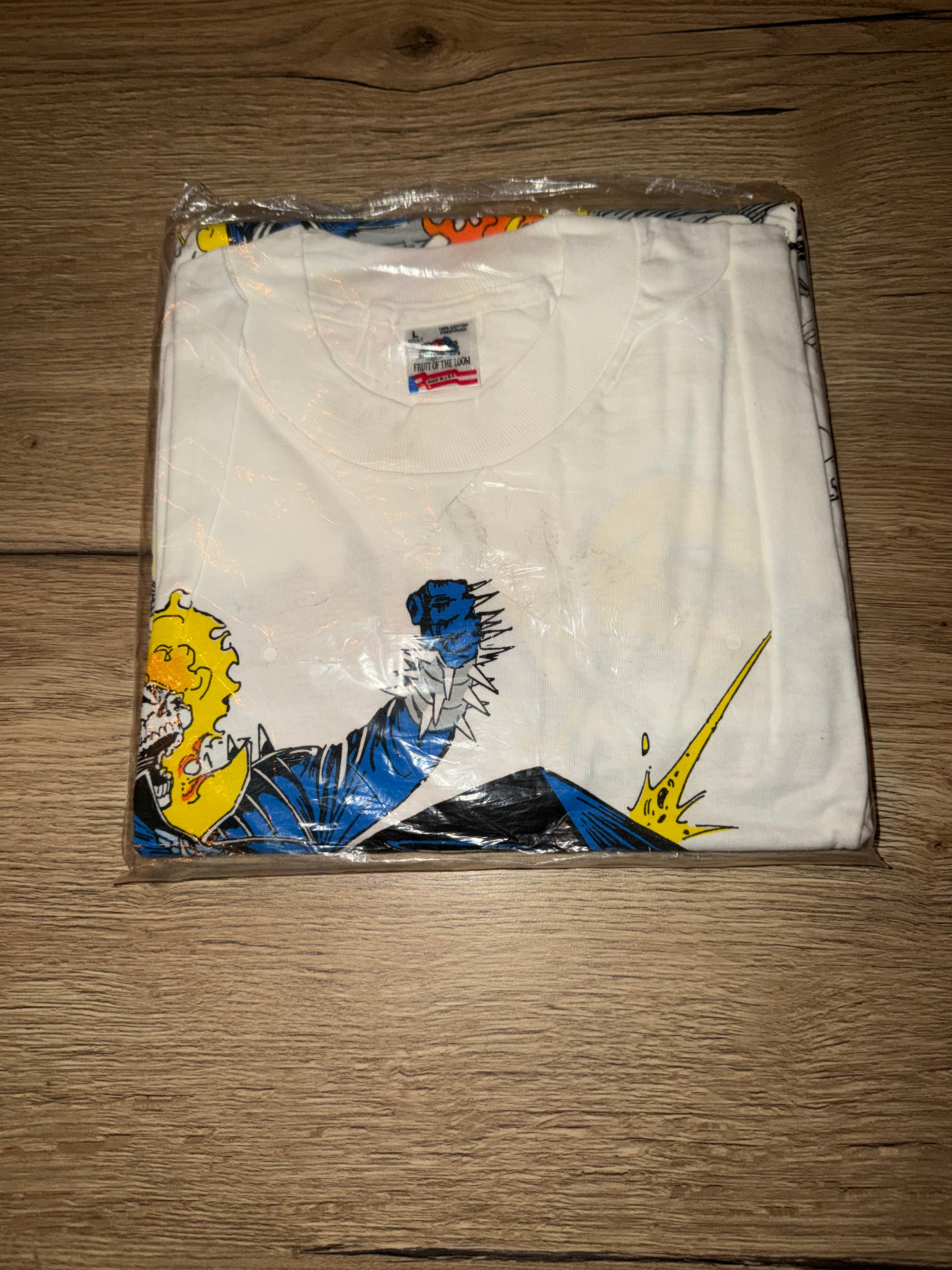 Vintage 90's Ghost Rider Marvel T-Shirt