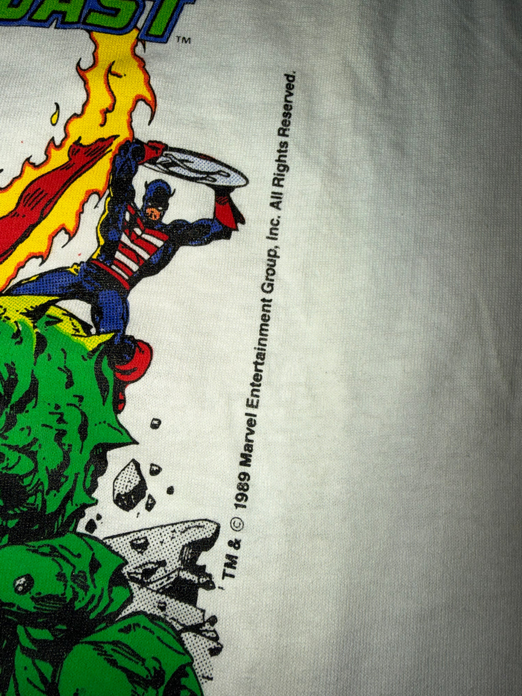 Vintage 90's Avengers West Coast Marvel Comic Images T-Shirt