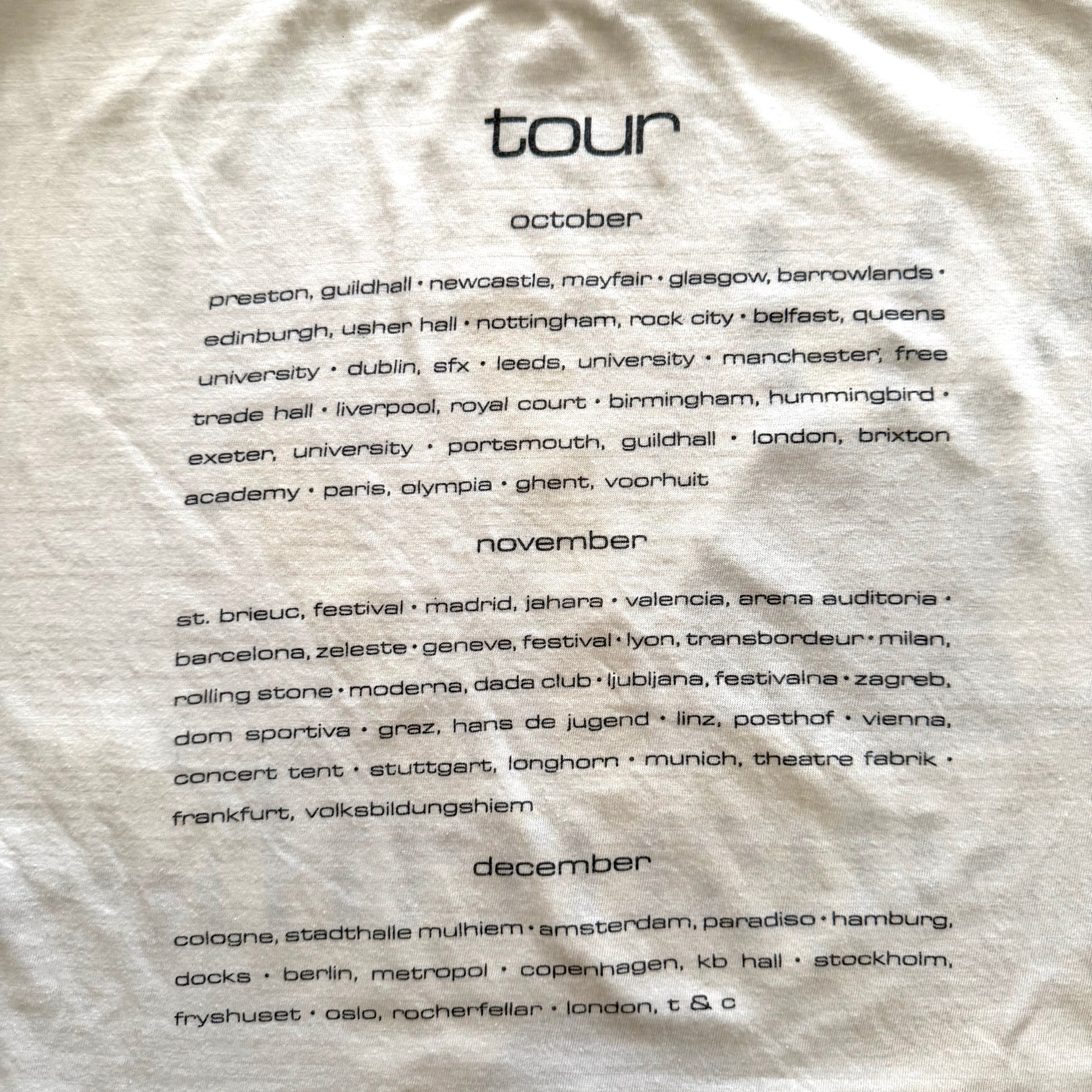 Vintage 90's The Sugarcubes Bjork T-Shirt