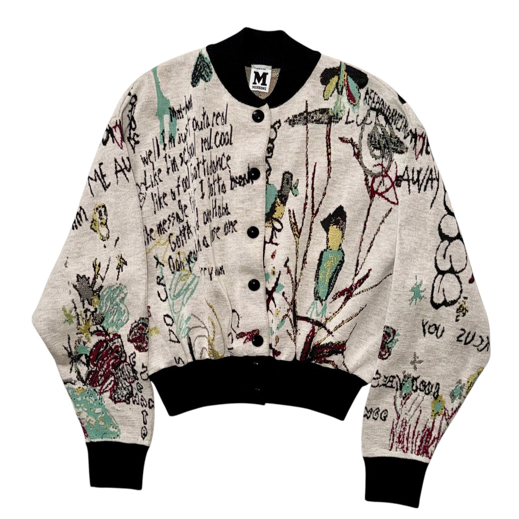 MISSONI GRAFFITI CROPPED JACKET