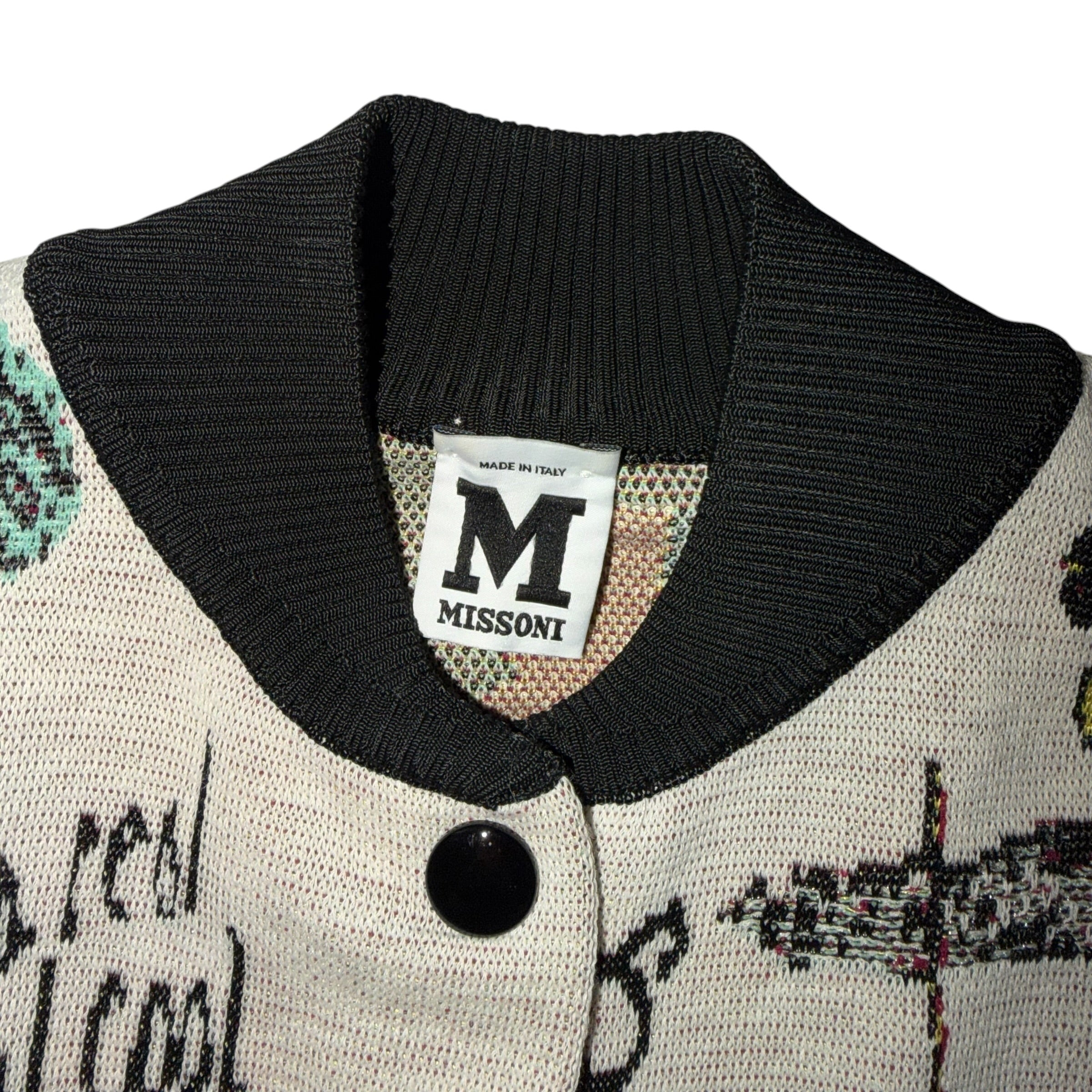 MISSONI GRAFFITI CROPPED JACKET