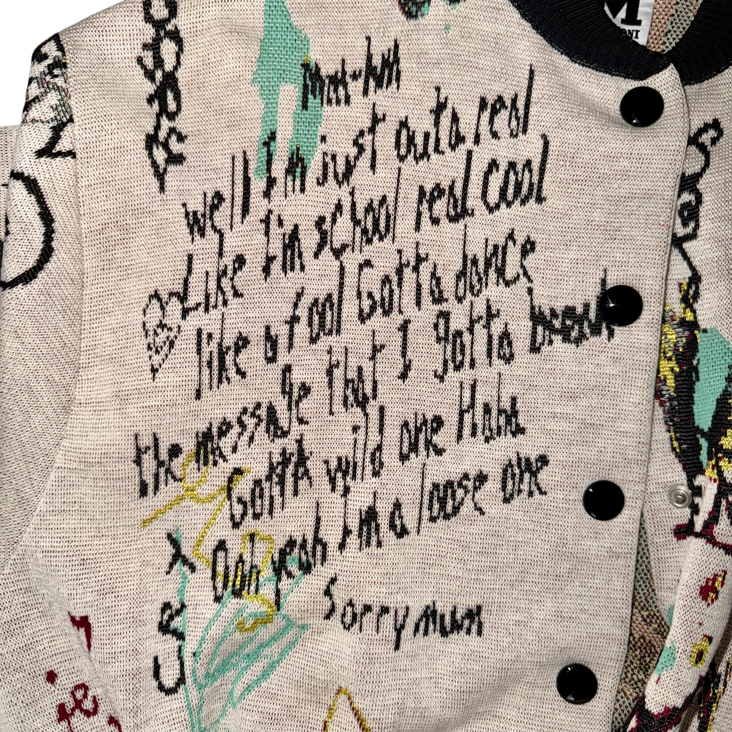 MISSONI GRAFFITI CROPPED JACKET