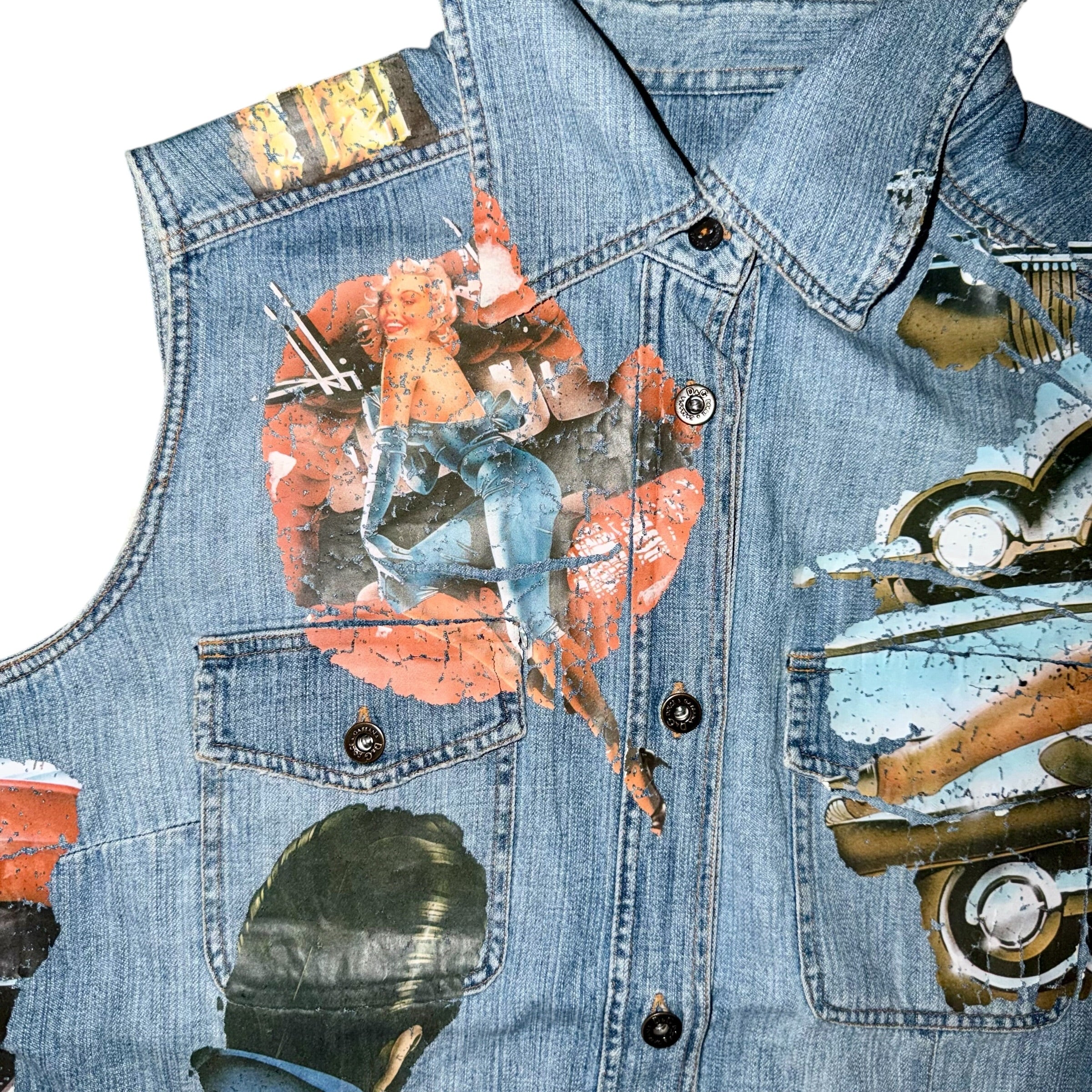 DOLCE & GABBANA 2004 DENIM VEST