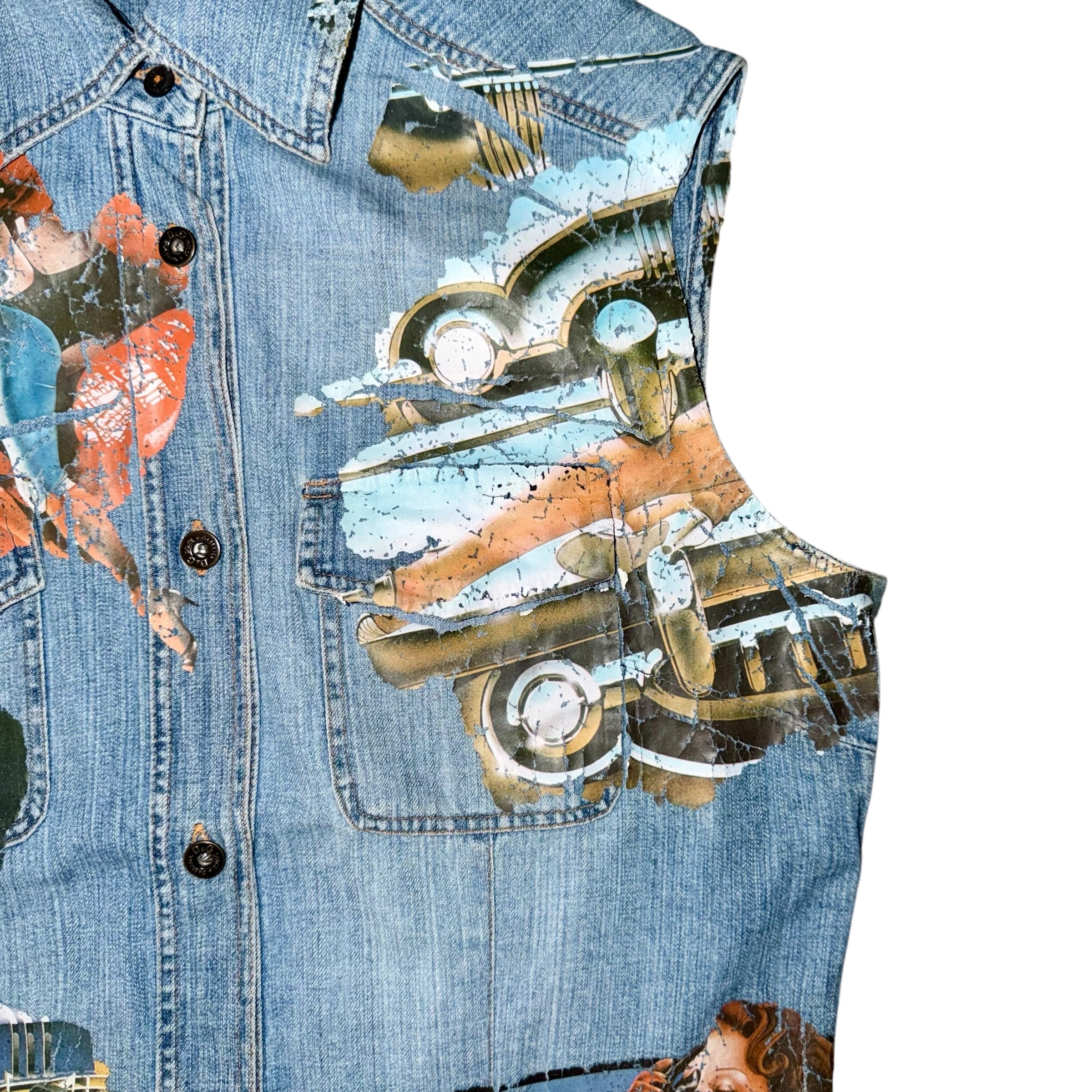 DOLCE & GABBANA 2004 DENIM VEST