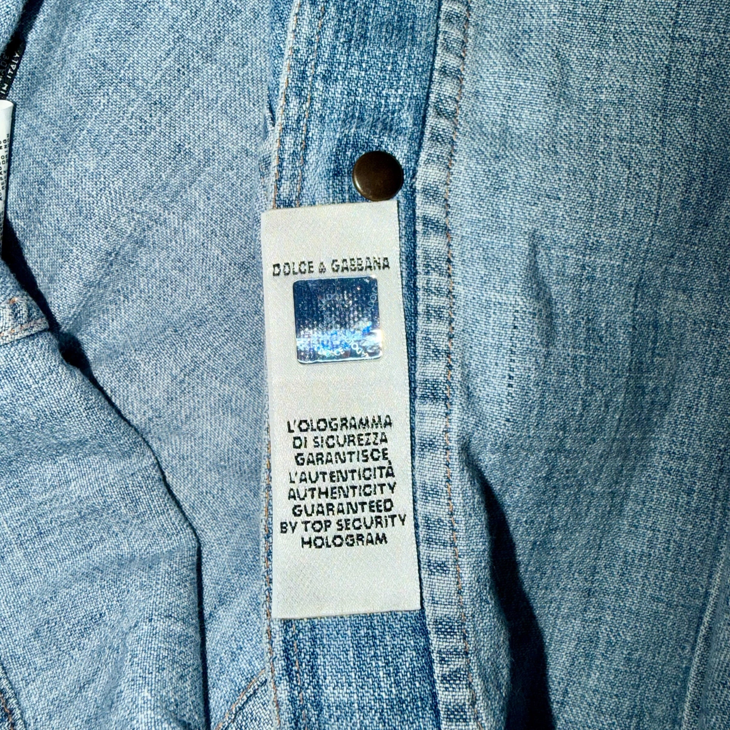 DOLCE & GABBANA 2004 DENIM VEST