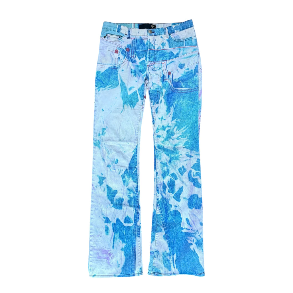 JUST CAVALLI X ROBERTO CAVALLI 2001 DENIM PRINT JEANS