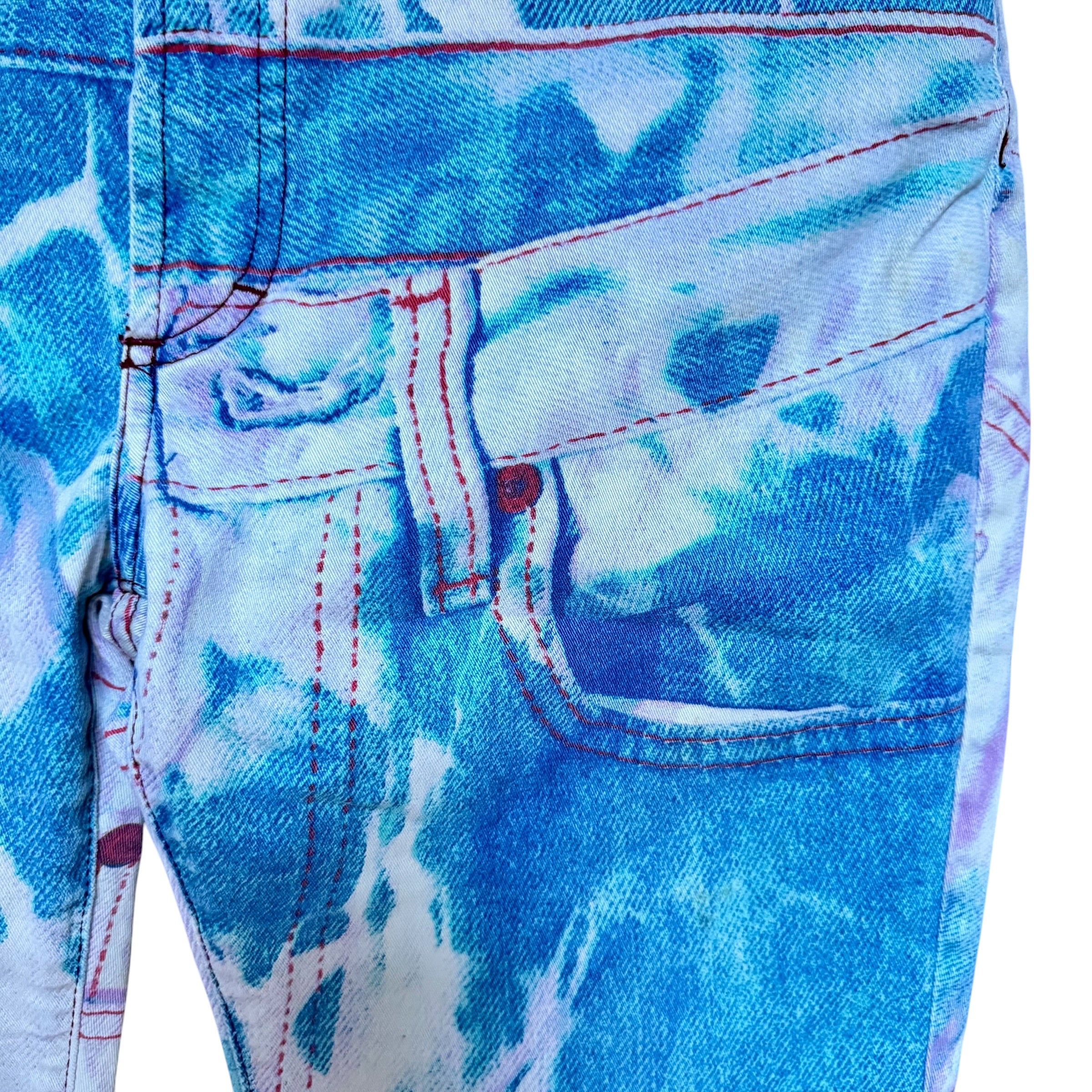 JUST CAVALLI X ROBERTO CAVALLI 2001 DENIM PRINT JEANS