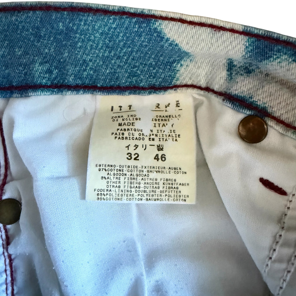 JUST CAVALLI X ROBERTO CAVALLI 2001 DENIM PRINT JEANS
